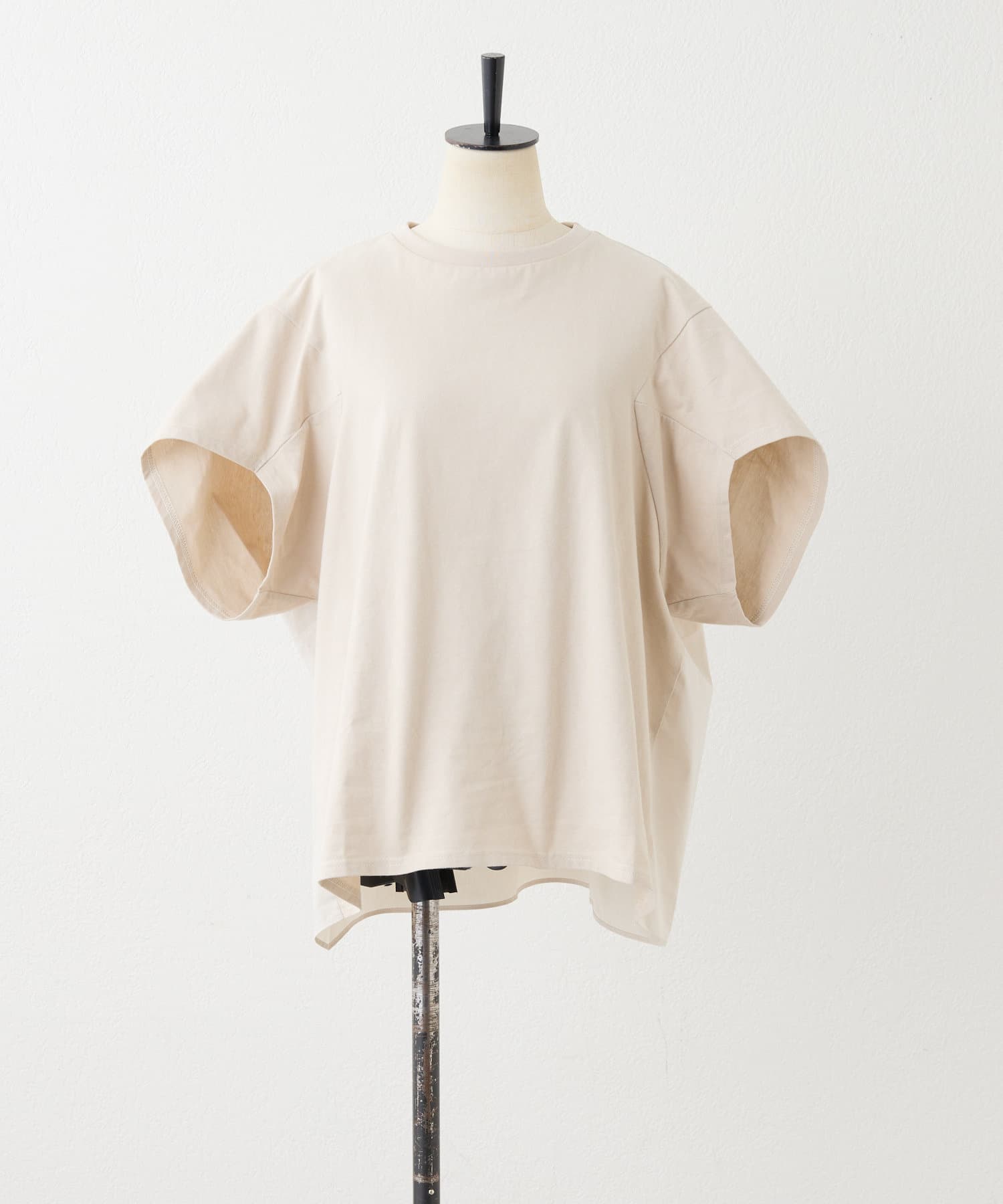 ear PAPILLONNER(イア パピヨネ) 立体スリーブTシャツ【SUM1 STYLE(スミスタイル)】