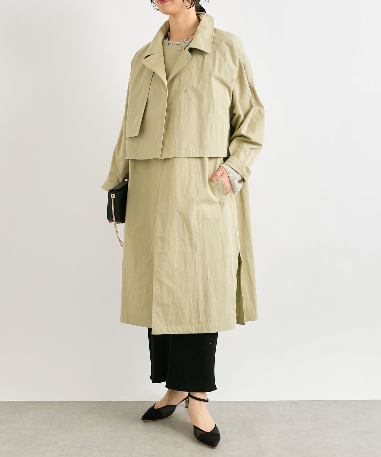 OUTLET(アウトレット) 【RIVE DROITE】マルチWAYライトコート