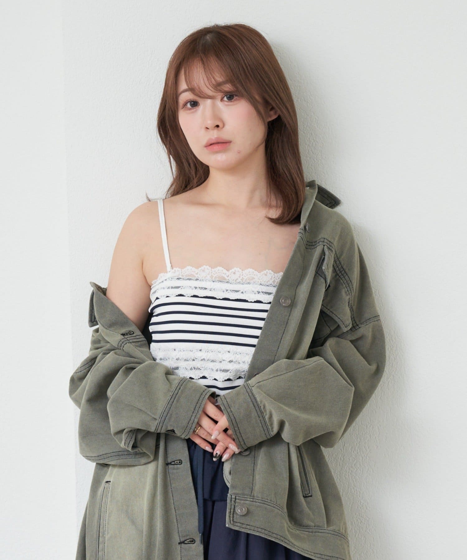 OUTLET(アウトレット) 【RAY CASSIN】カップ付きレースチューブトップ