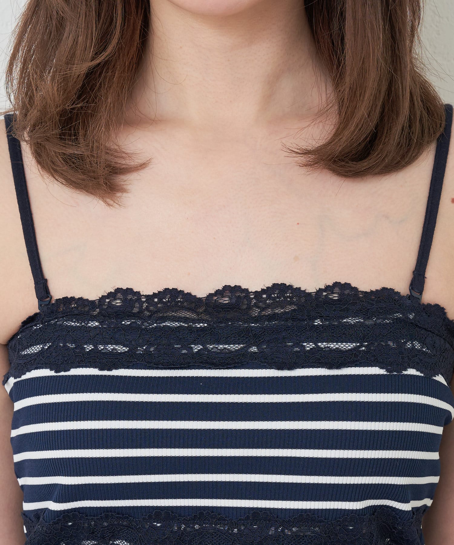 OUTLET(アウトレット) 【RAY CASSIN】カップ付きレースチューブトップ