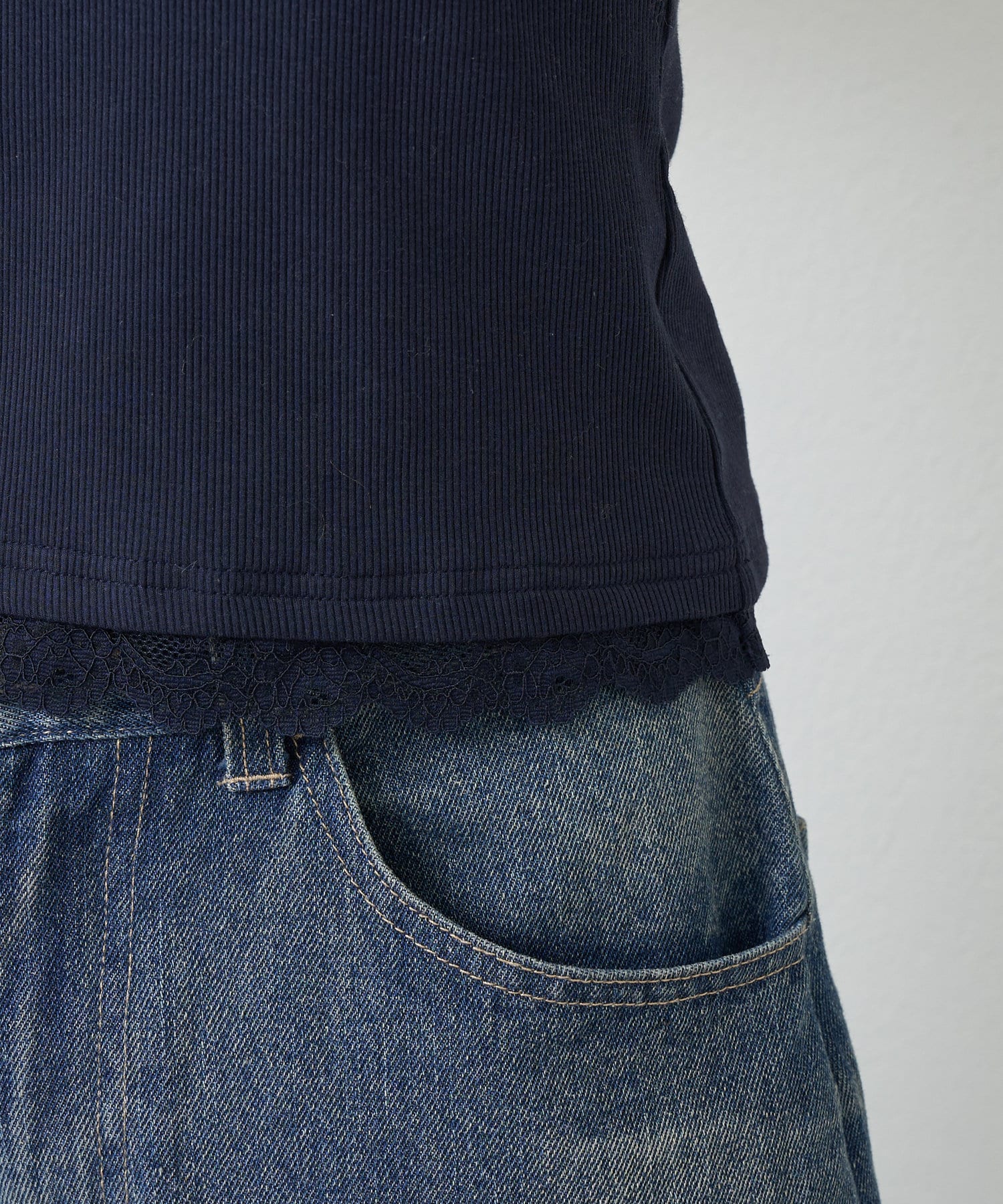 OUTLET(アウトレット) 【RAY CASSIN】パット付レースキャミ