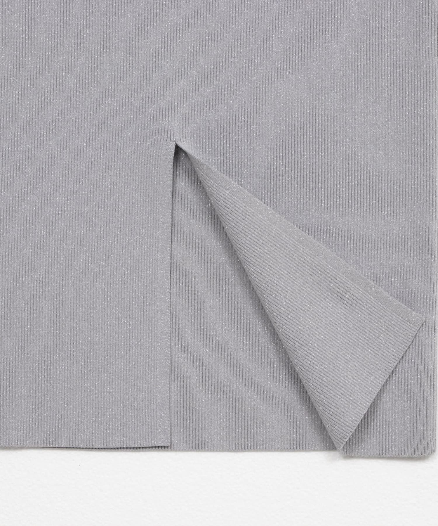 NOLLEY'S(ノーリーズ) 《手洗い可能》《オールシーズン/セットアップ対応》ラメリブニットスカート