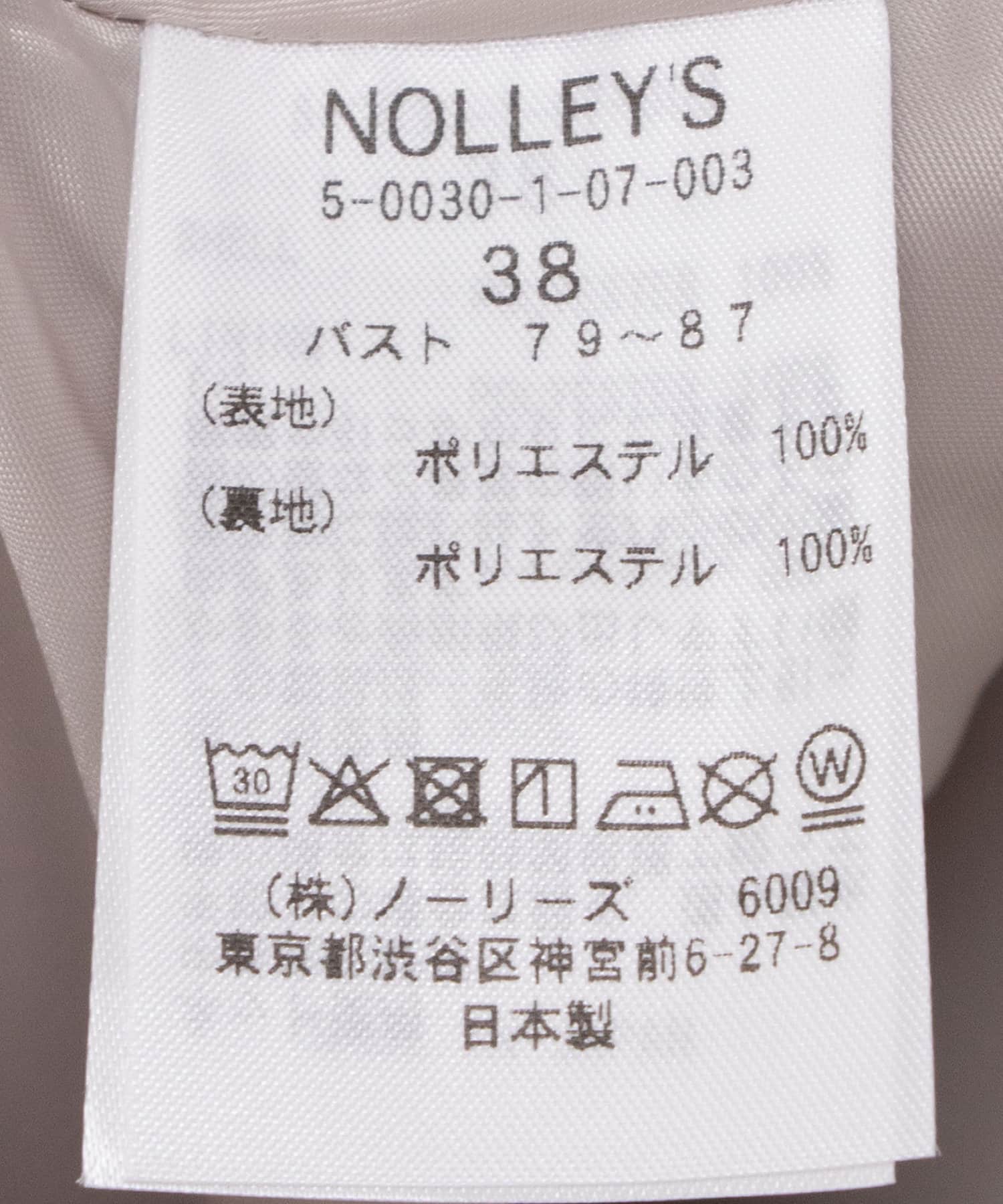 NOLLEY'S(ノーリーズ) ウォッシャブルマットサテンキャミワンピース