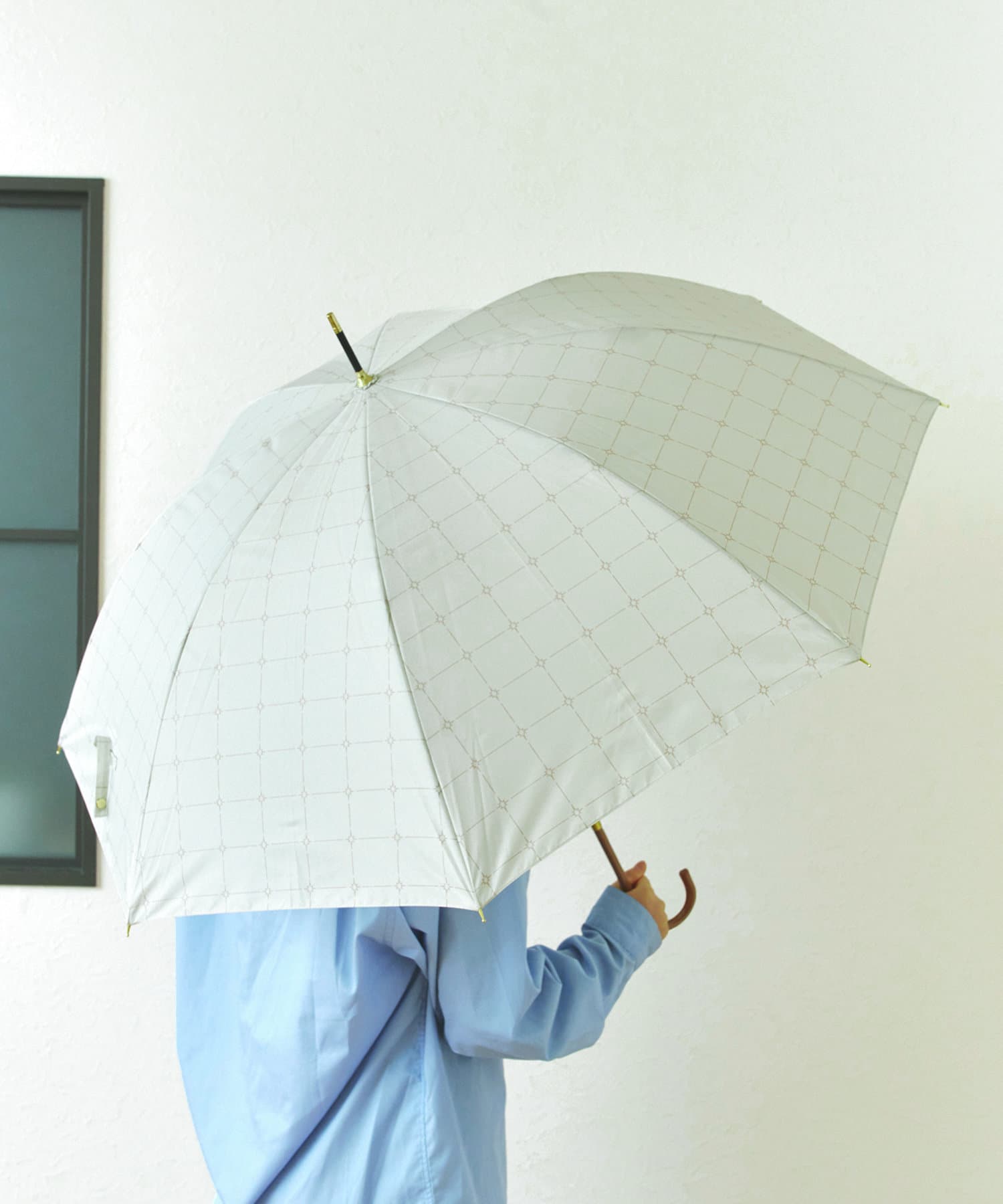 salut!(サリュ) 雨晴兼用雨傘長ラティス