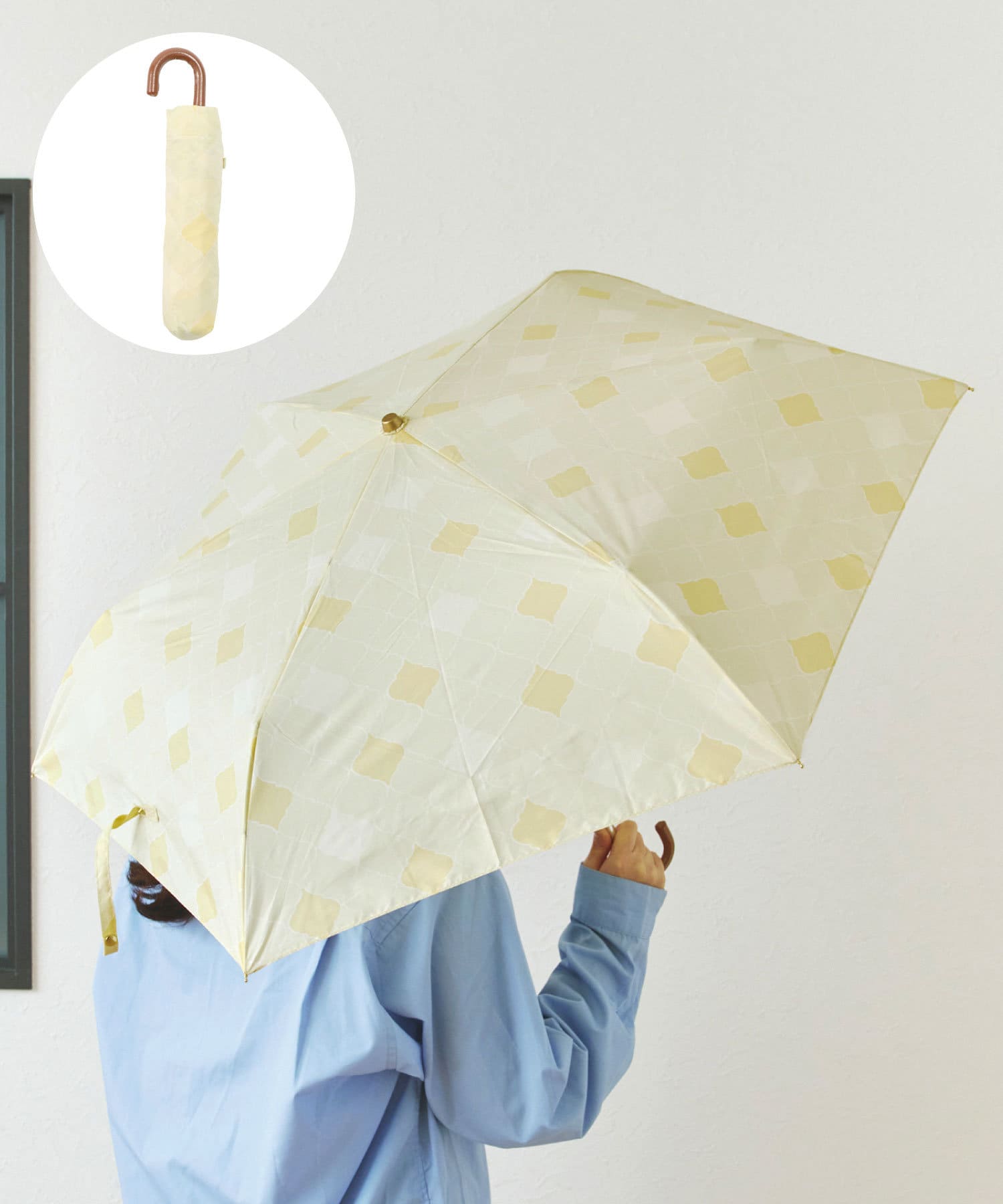 salut!(サリュ) 雨晴兼用雨傘折モロッカン