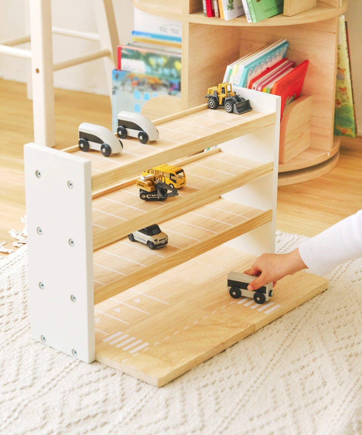 salut!(サリュ) ミニカー収納ラック／chambre d'enfants