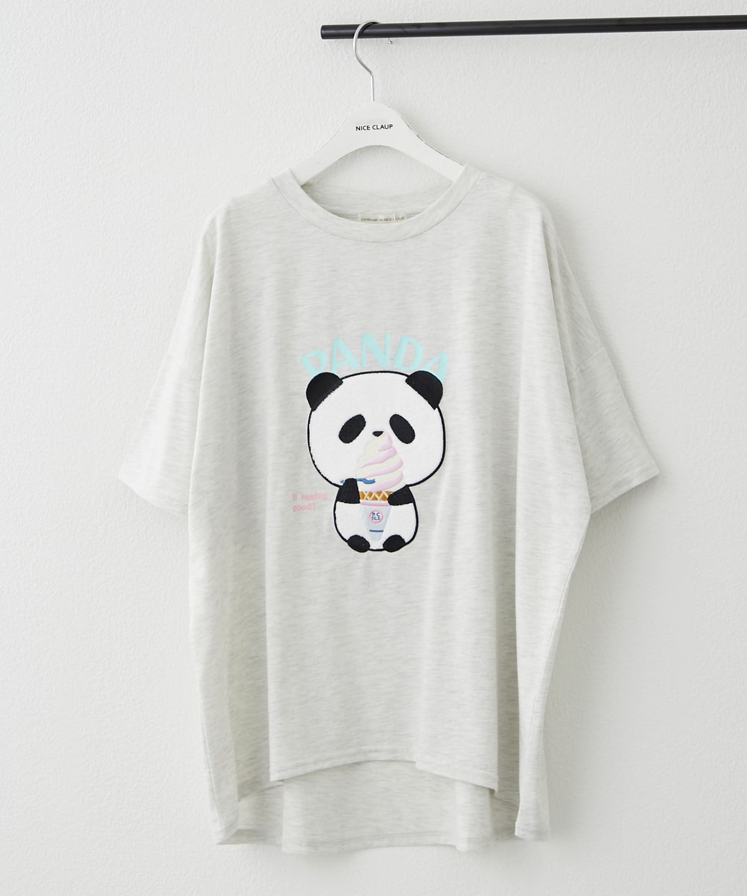 NICE CLAUP / OLIVE des OLIVE OUTLET(ナイスクラップ  / オリーブ デ オリーブ アウトレット) 【RMAF】【人気のアニマルプリント】ゆるキャラアイスT