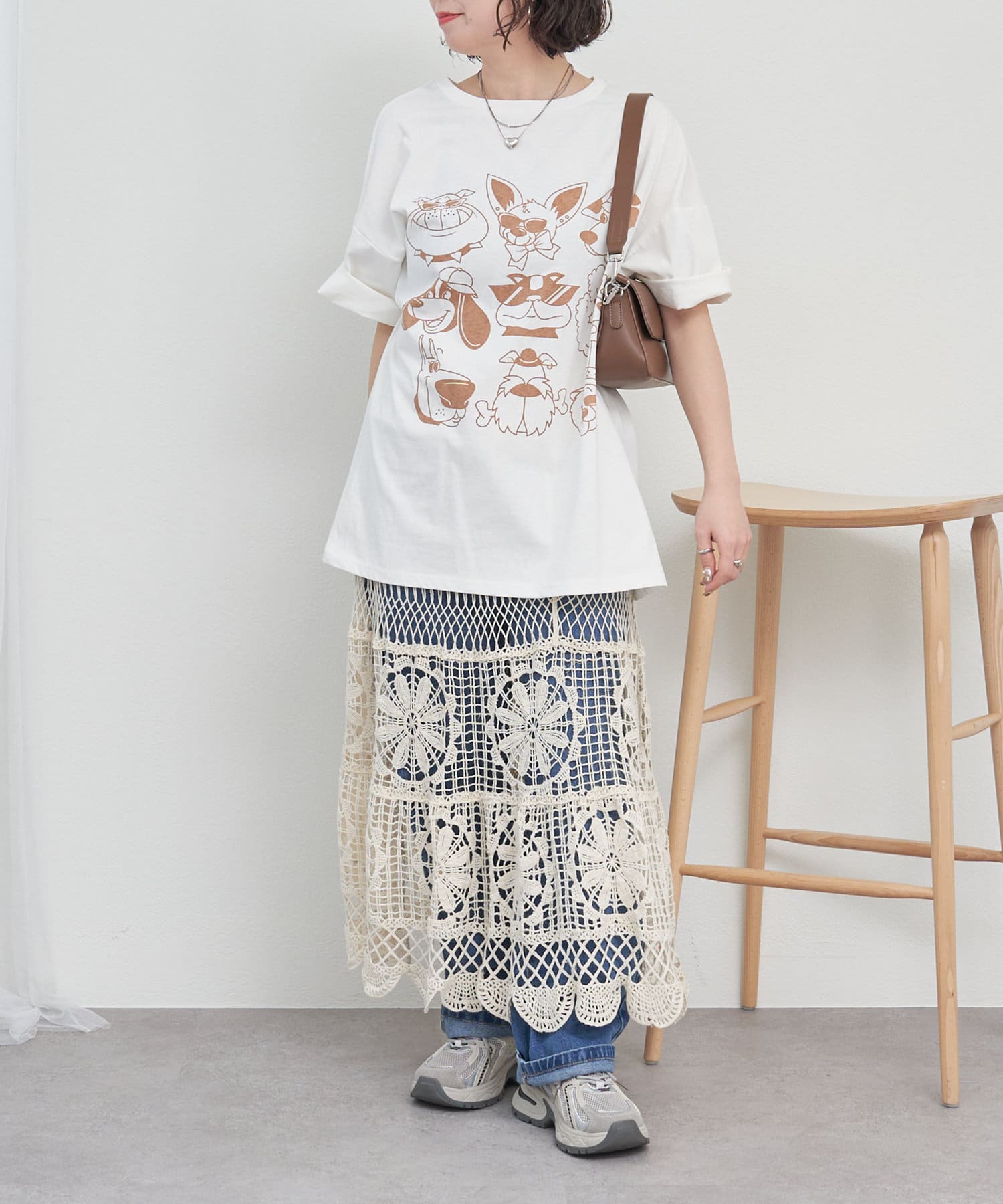 Remind me and forever(リマインドミーアンドフォーエバー) 【清涼感抜群◎】カギ針ロングスカート