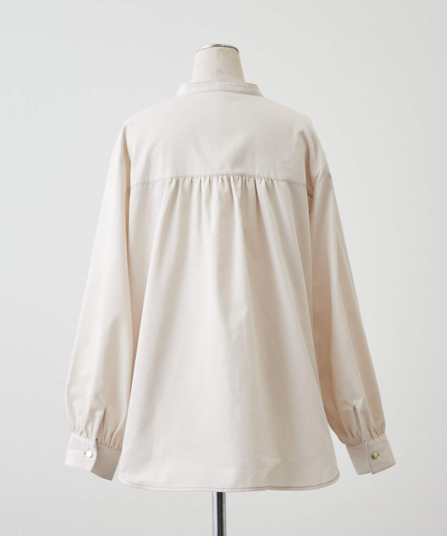 Remind me and forever(リマインドミーアンドフォーエバー) 【WEB先行予約】バンドカラーコード刺繍シャツ