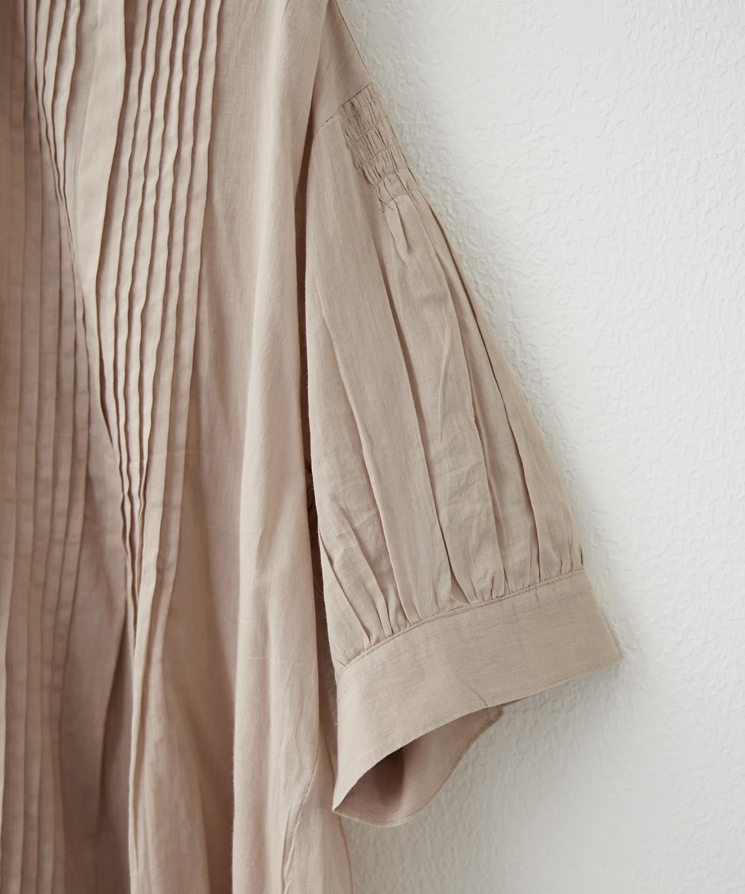 Remind me and forever(リマインドミーアンドフォーエバー) 【NAO】インド綿100%、ピンタックブラウス