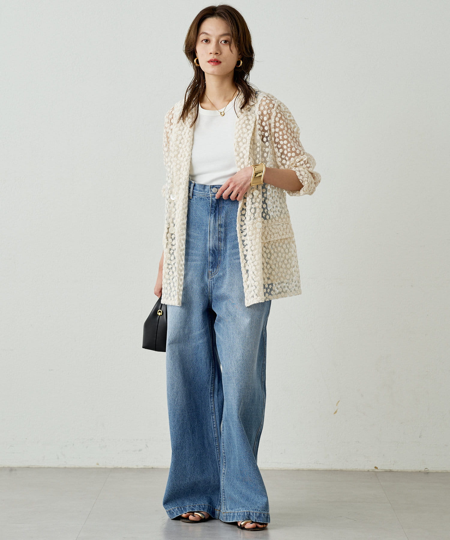 20周年限定】フラワーレースジャケット | LOUNGEDRESS(ラウンジ 20周年限定】フラワーレースジャケット | LOUNGEDRESS(ラウンジ