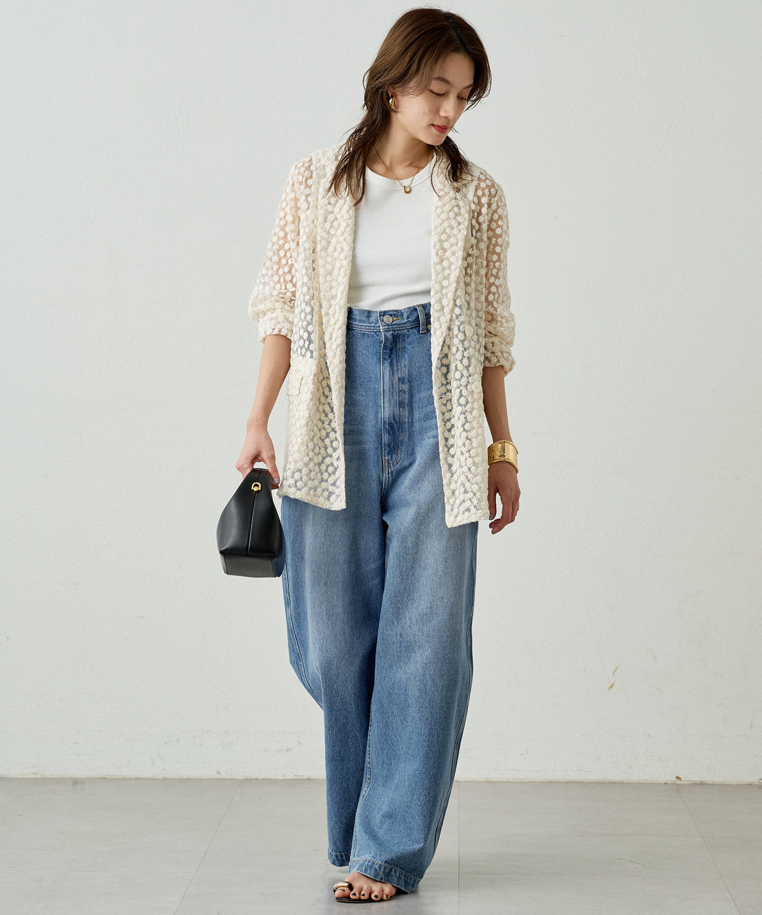 20周年限定】フラワーレースジャケット | LOUNGEDRESS(ラウンジ 20周年限定】フラワーレースジャケット | LOUNGEDRESS(ラウンジ