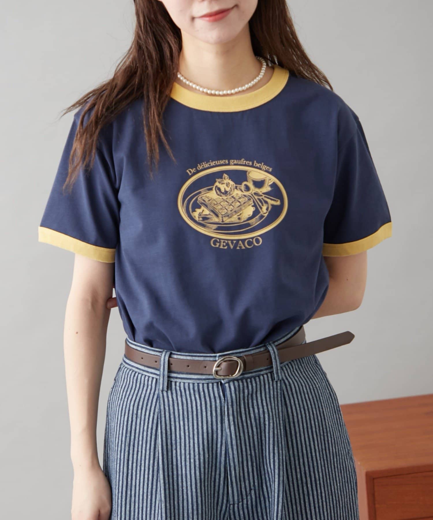 激安ブランド GEVACO】グラフィック半袖ワッフルリンガーTEE | CIAOPANIC TYPY 服&ファッション小物