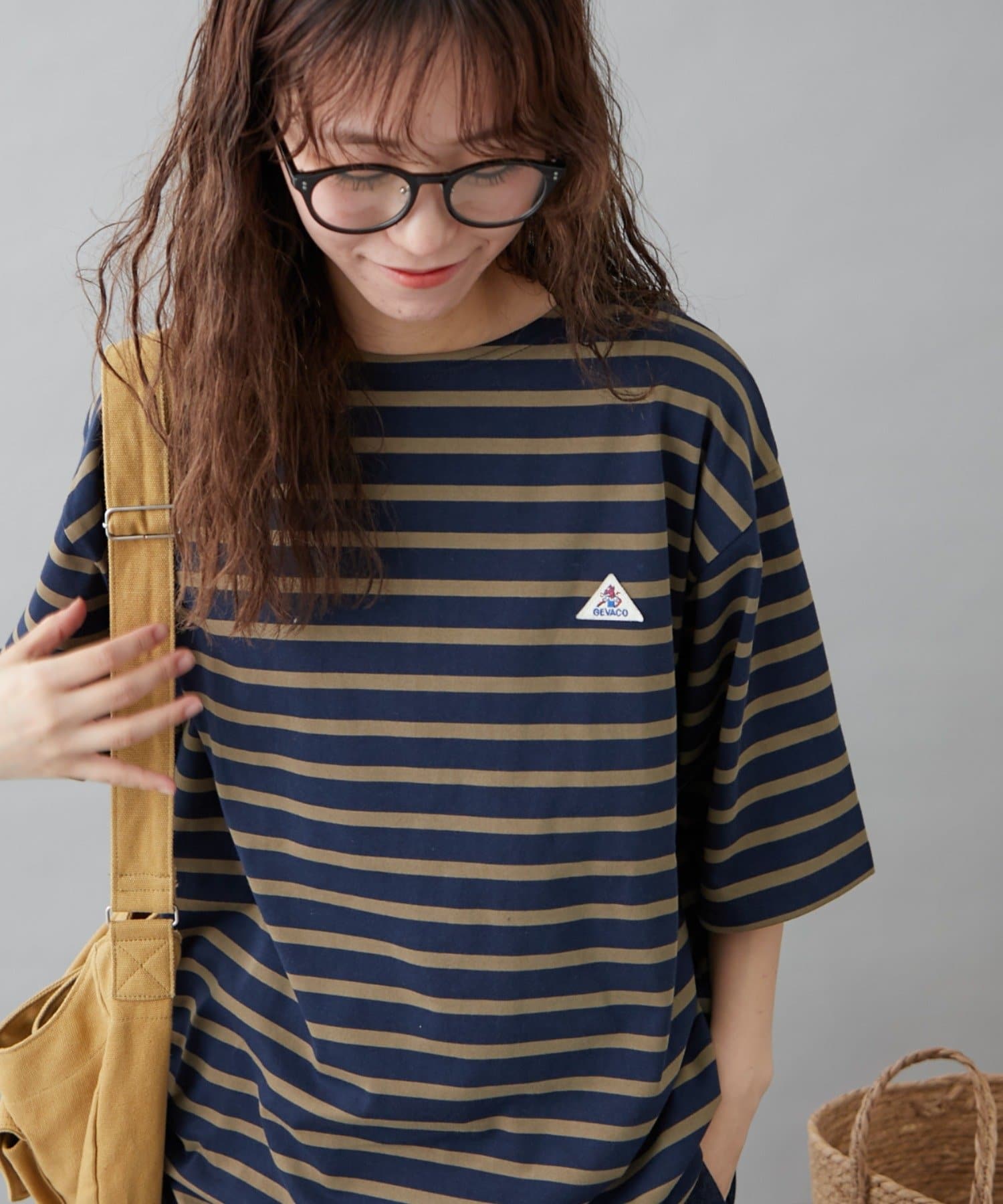 GEVACO】ボートネック半袖ボーダーTEE | CIAOPANIC TYPY(チャオ GEVACO】ボートネック半袖ボーダーTEE | CIAOPANIC TYPY(チャオ