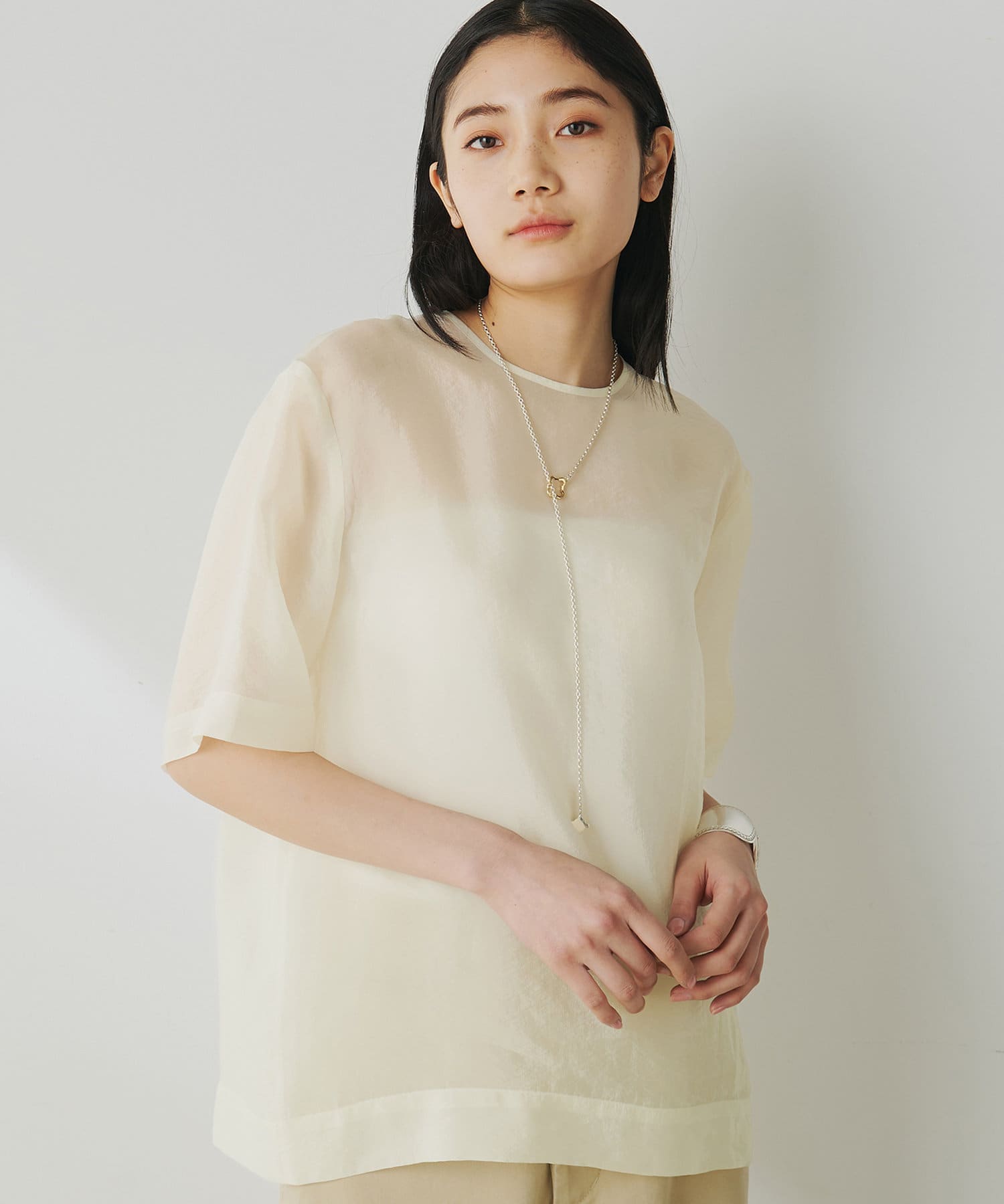 シアーTシャツ | Whim Gazette(ウィム ガゼット)レディース