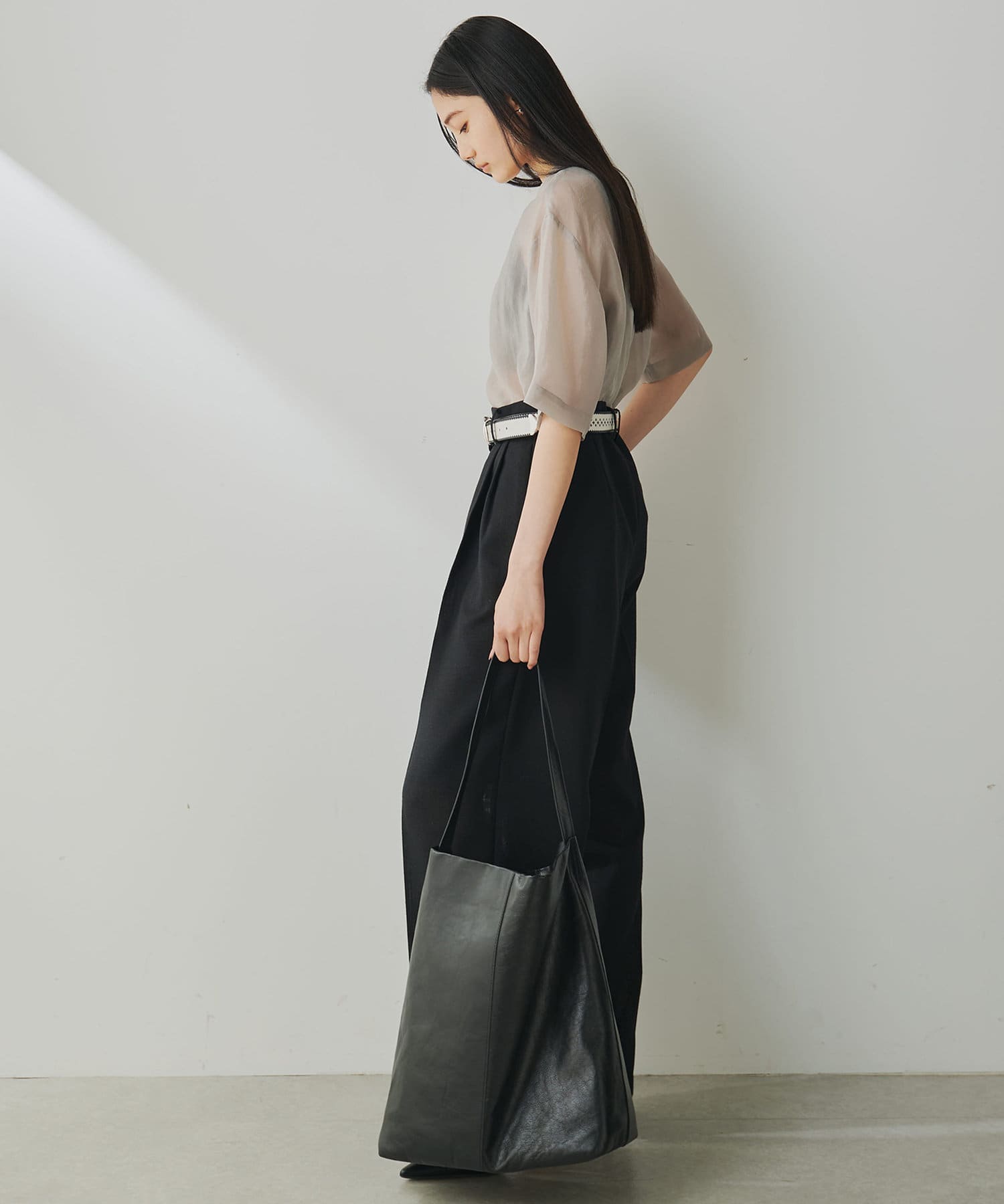 Whim Gazette(ウィム ガゼット) シアーTシャツ