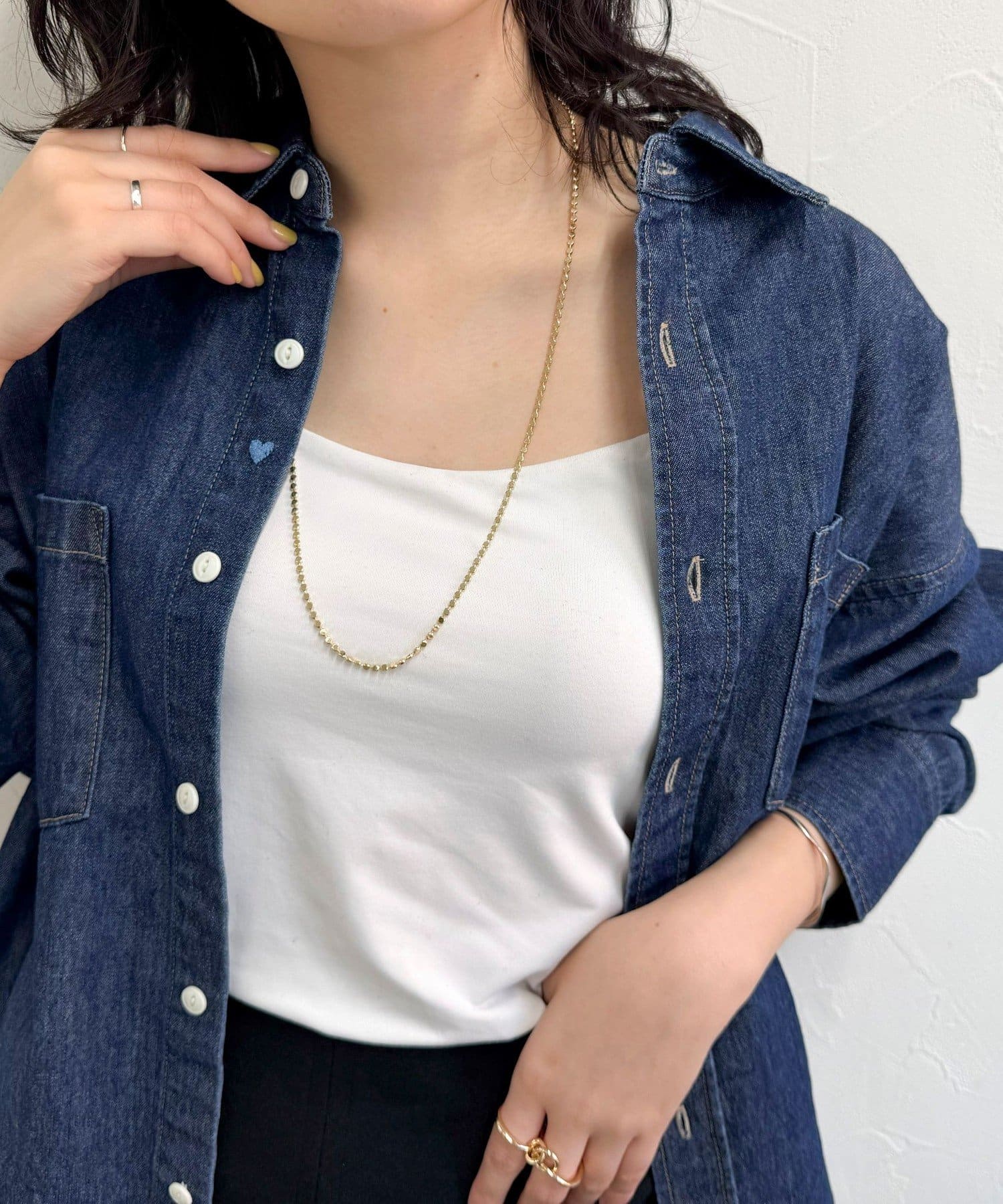 FREDY & GLOSTER(フレディ アンド グロスター) 丸チェーンミドルネックレス