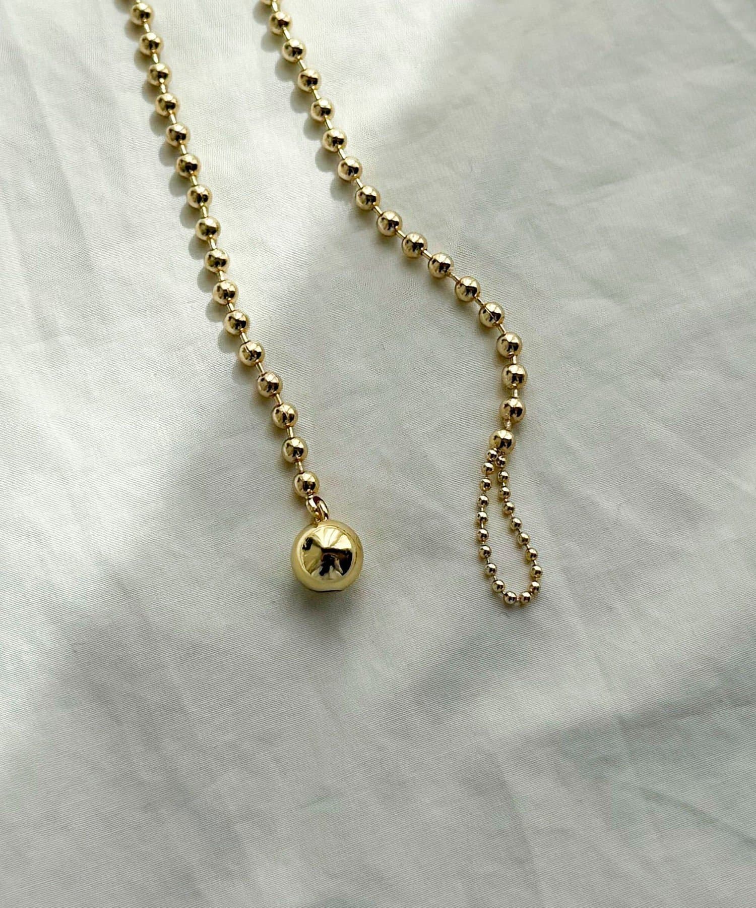 FREDY & GLOSTER(フレディ アンド グロスター) ボールチェーンフリーネックレス