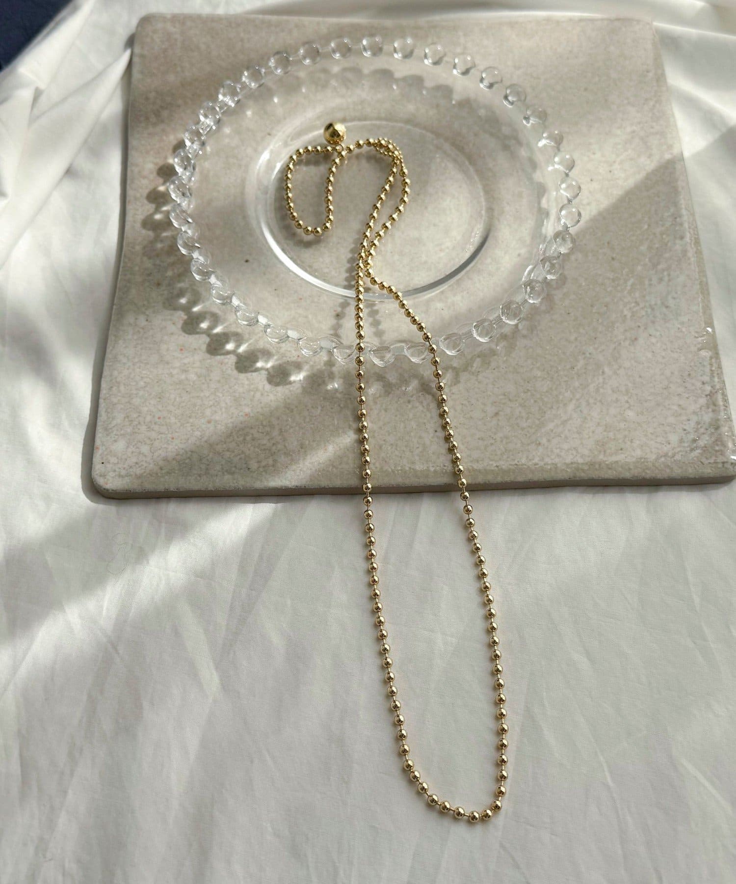 FREDY & GLOSTER(フレディ アンド グロスター) ボールチェーンフリーネックレス