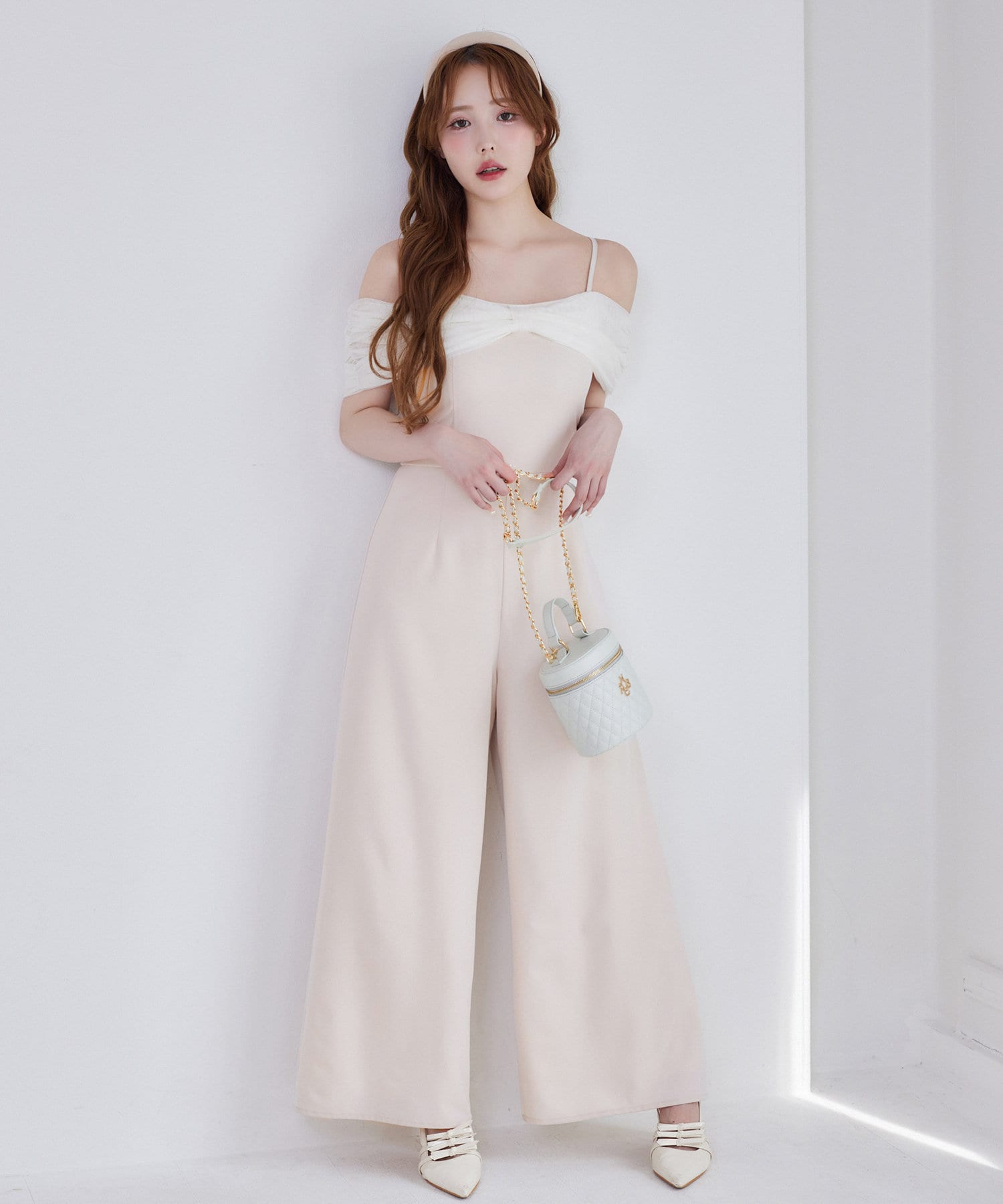one after another NICE CLAUP(ワンアフターアナザー ナイスクラップ) 【Black collection】リボンロンパース