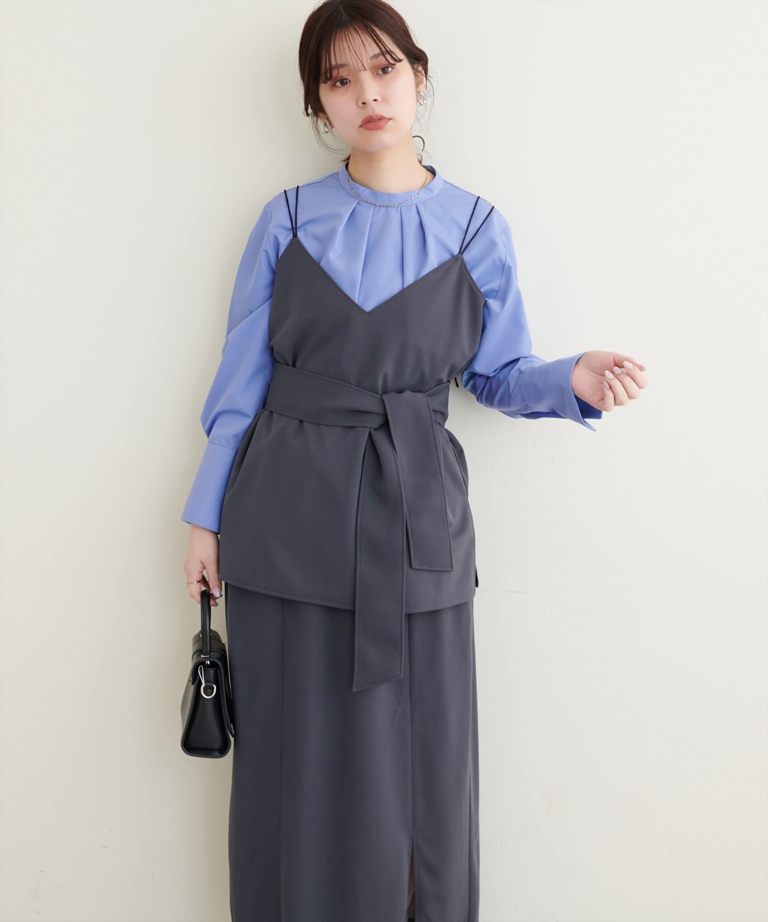 新品✨ OGLINEN タイトスカート ナチュラル OGLINEN タイトスカート（ロング・マキシ丈スカート）｜Deuxieme
