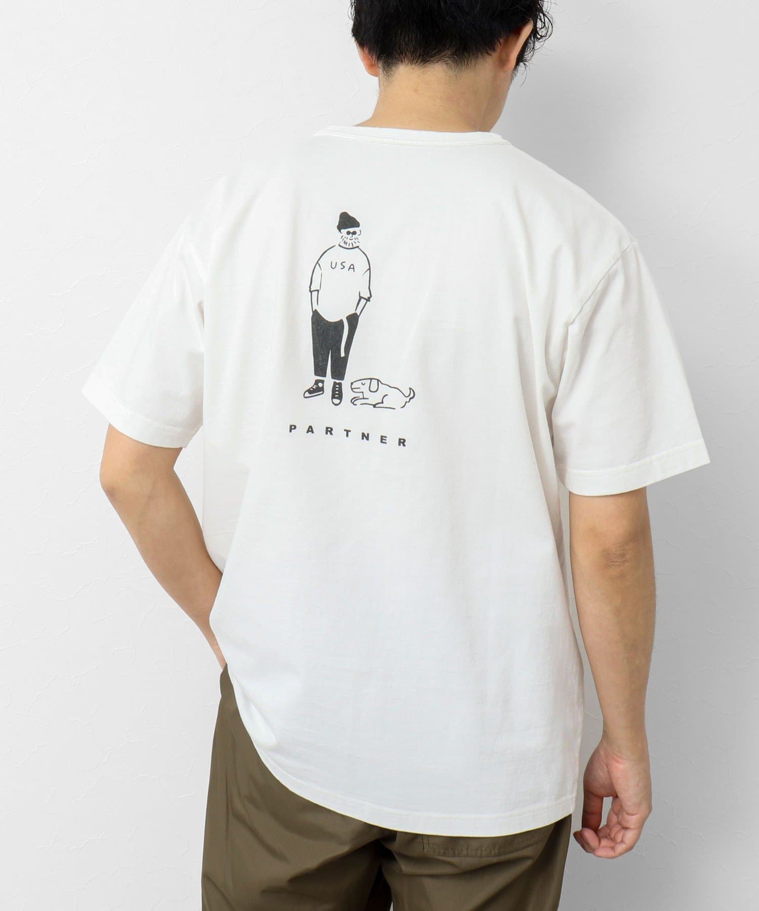 NOLLEY'S(ノーリーズ) 【BARNS OUTFITTERS】別注タフネックT PARTNER