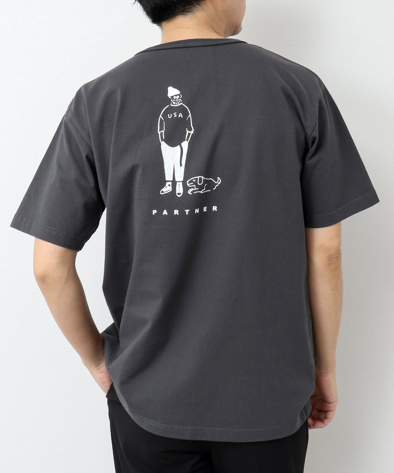 NOLLEY'S(ノーリーズ) 【BARNS OUTFITTERS】別注タフネックT PARTNER