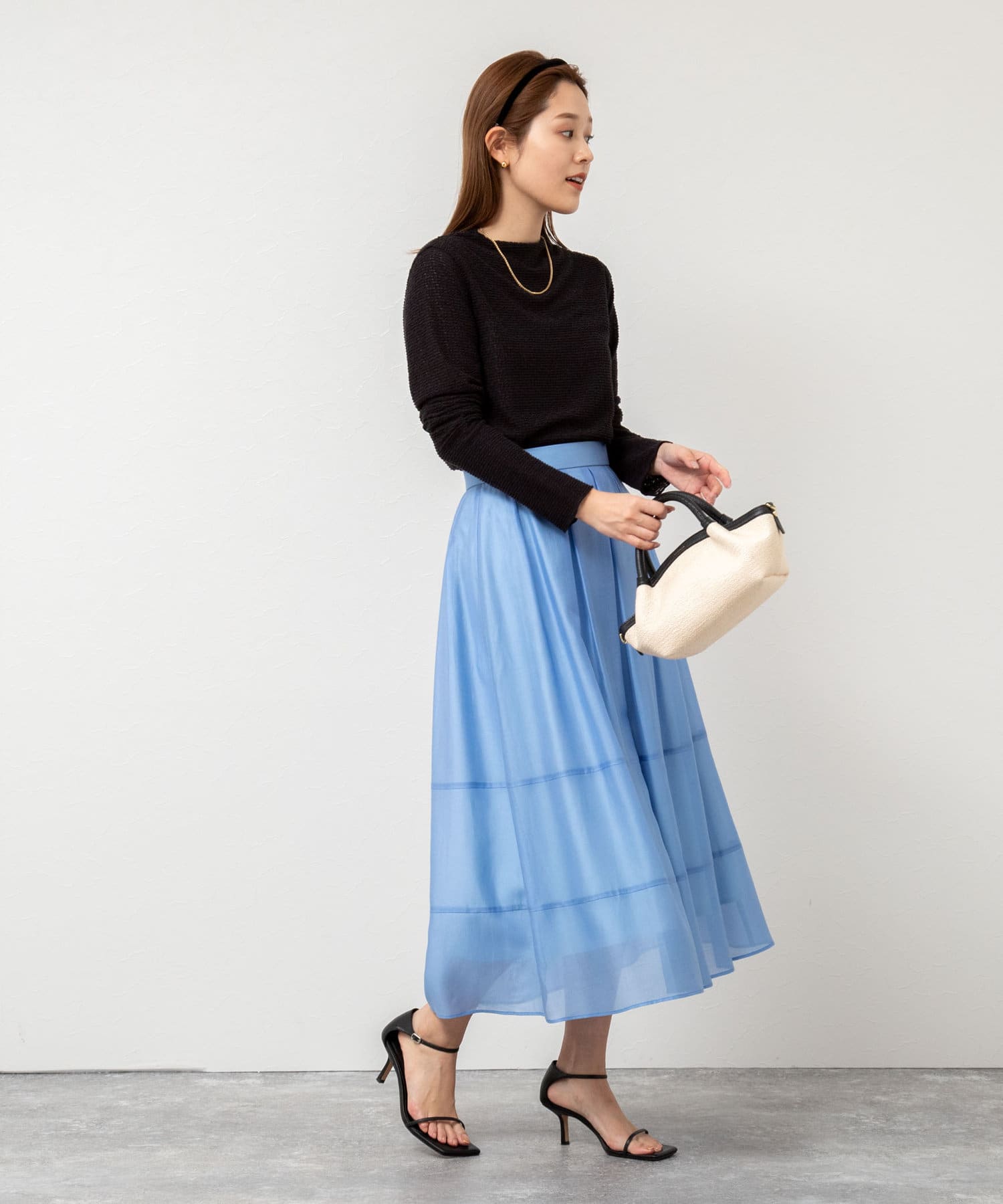 NOLLEY'S｜ウォッシャブルダンボールフレアスカート | Rakuten