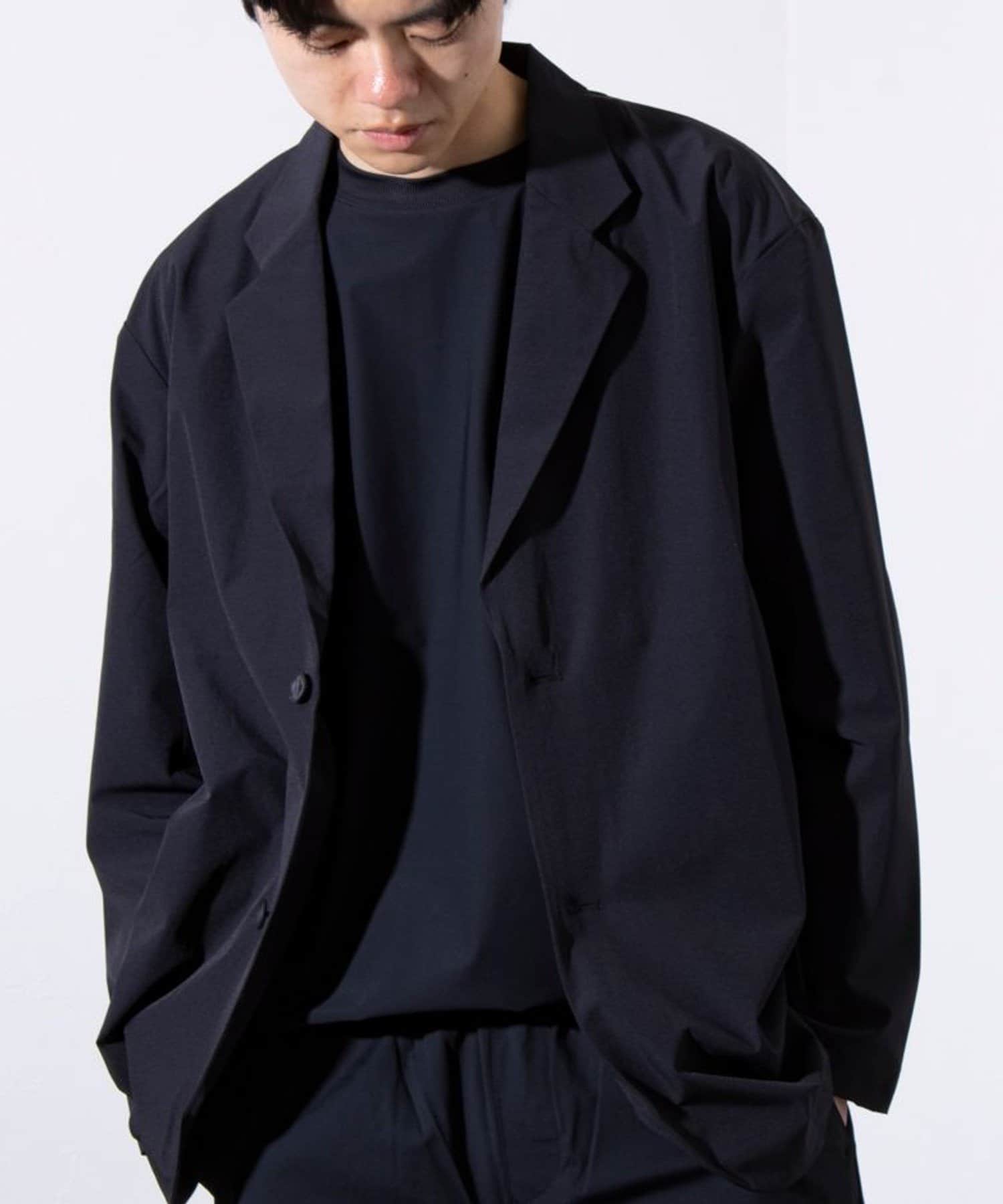 GLOSTER】N/PU 接触冷感 フレッシュジャケット テーラードジャケット