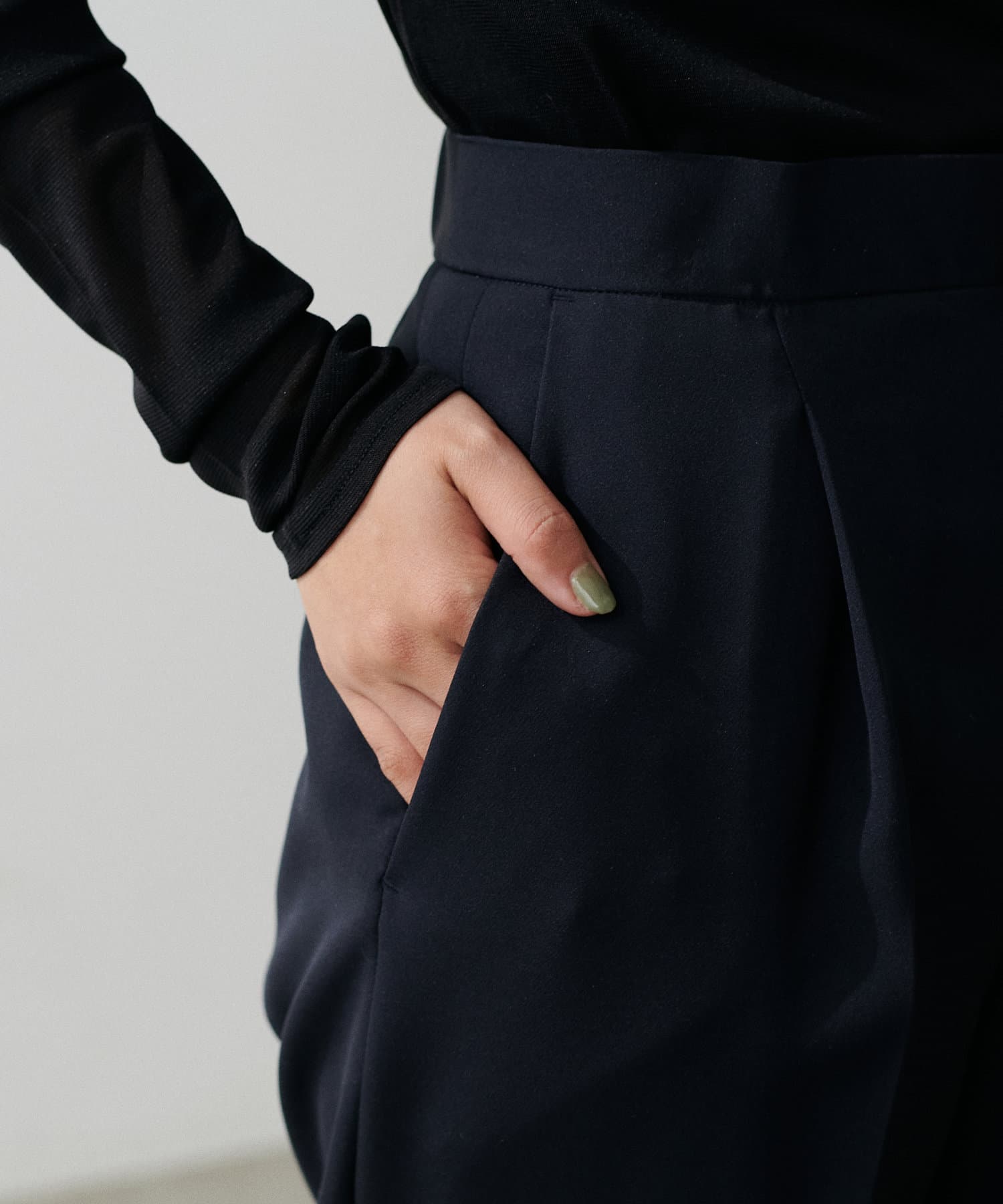 NICE CLAUP / OLIVE des OLIVE OUTLET(ナイスクラップ  / オリーブ デ オリーブ アウトレット) 【LARUTA】ツインクロスタックパンツ