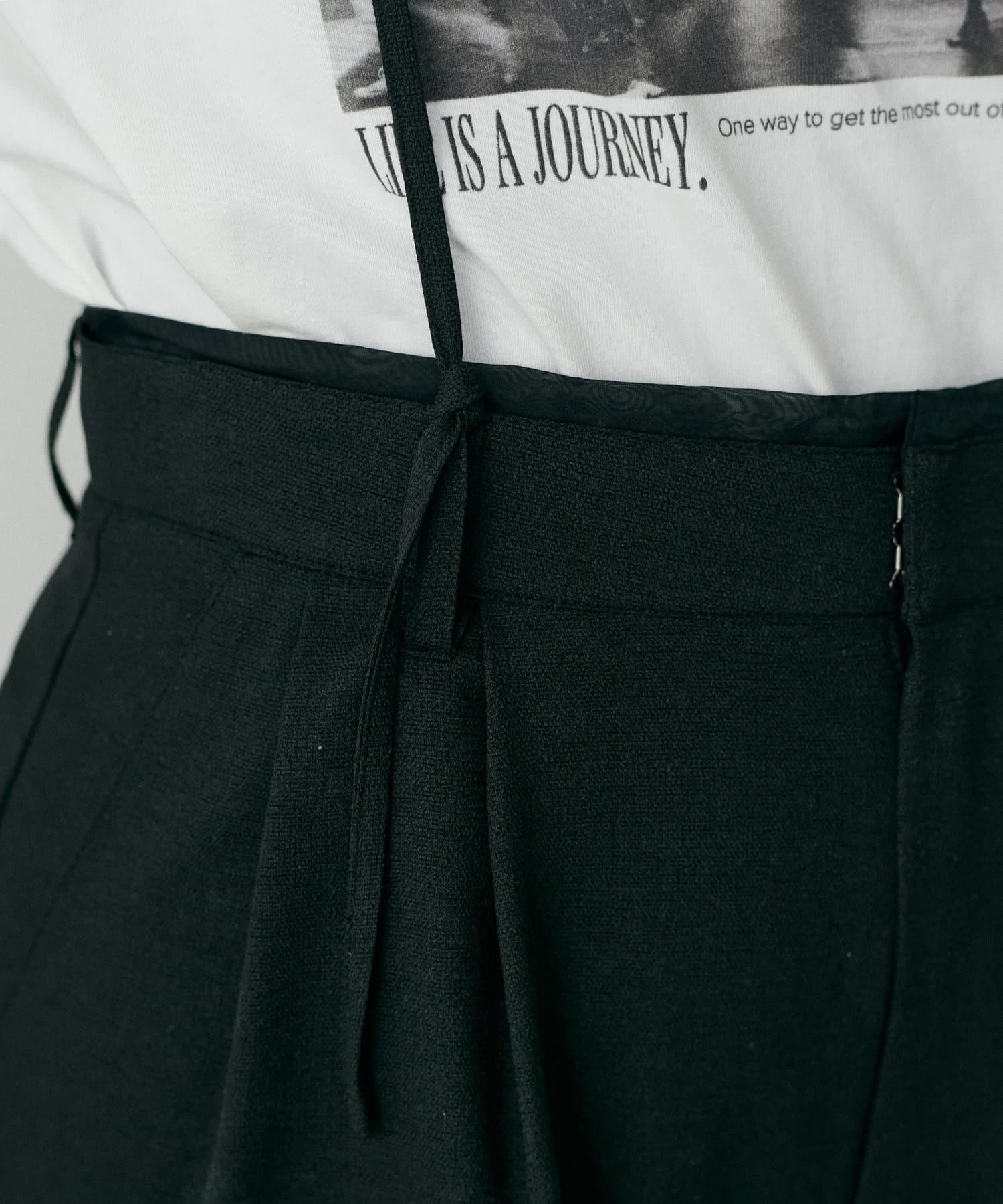 LARUTA(ラルータ) ［Web限定］サスペンダー付きワイドパンツ