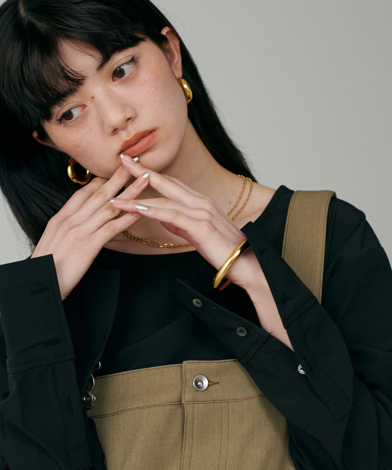 LARUTA(ラルータ) カフス付き万能レイヤードプルオーバー