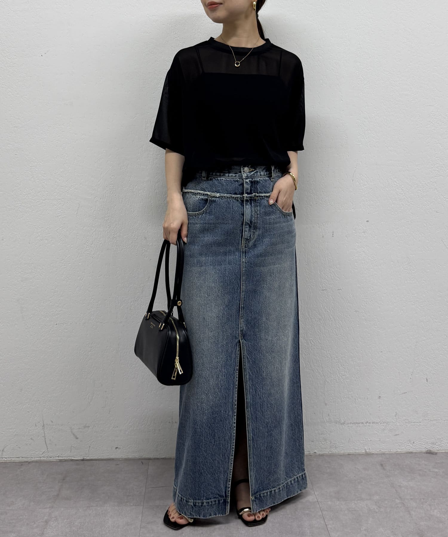 ファッションシーンで話題のこれから流行るブランド12選 シフォンハーフスリーブプルオーバー | LOUNGEDRESS(ラウンジ トップス