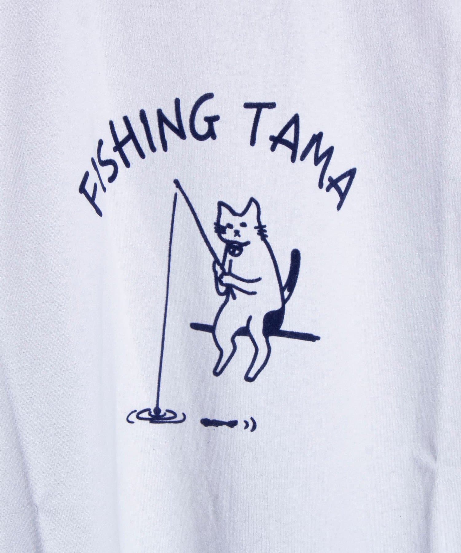FREDY & GLOSTER(フレディ アンド グロスター) 【POCHITAMA LAND】Fishing TamaフィッシングタマTシャツ