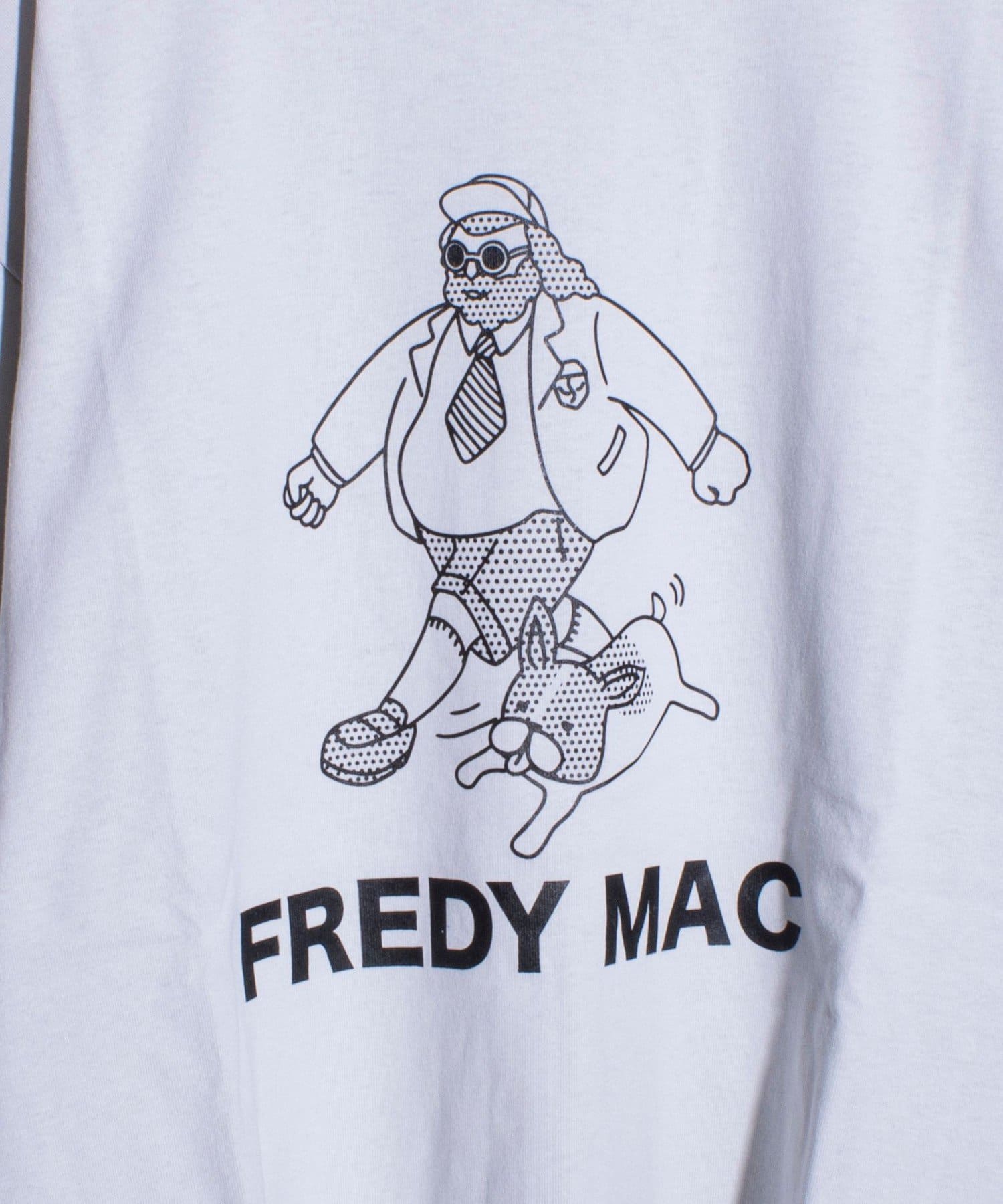 FREDY & GLOSTER(フレディ アンド グロスター) 【FREDYMAC】プレッピーおじさん dog run オリジナルボディTシャツ