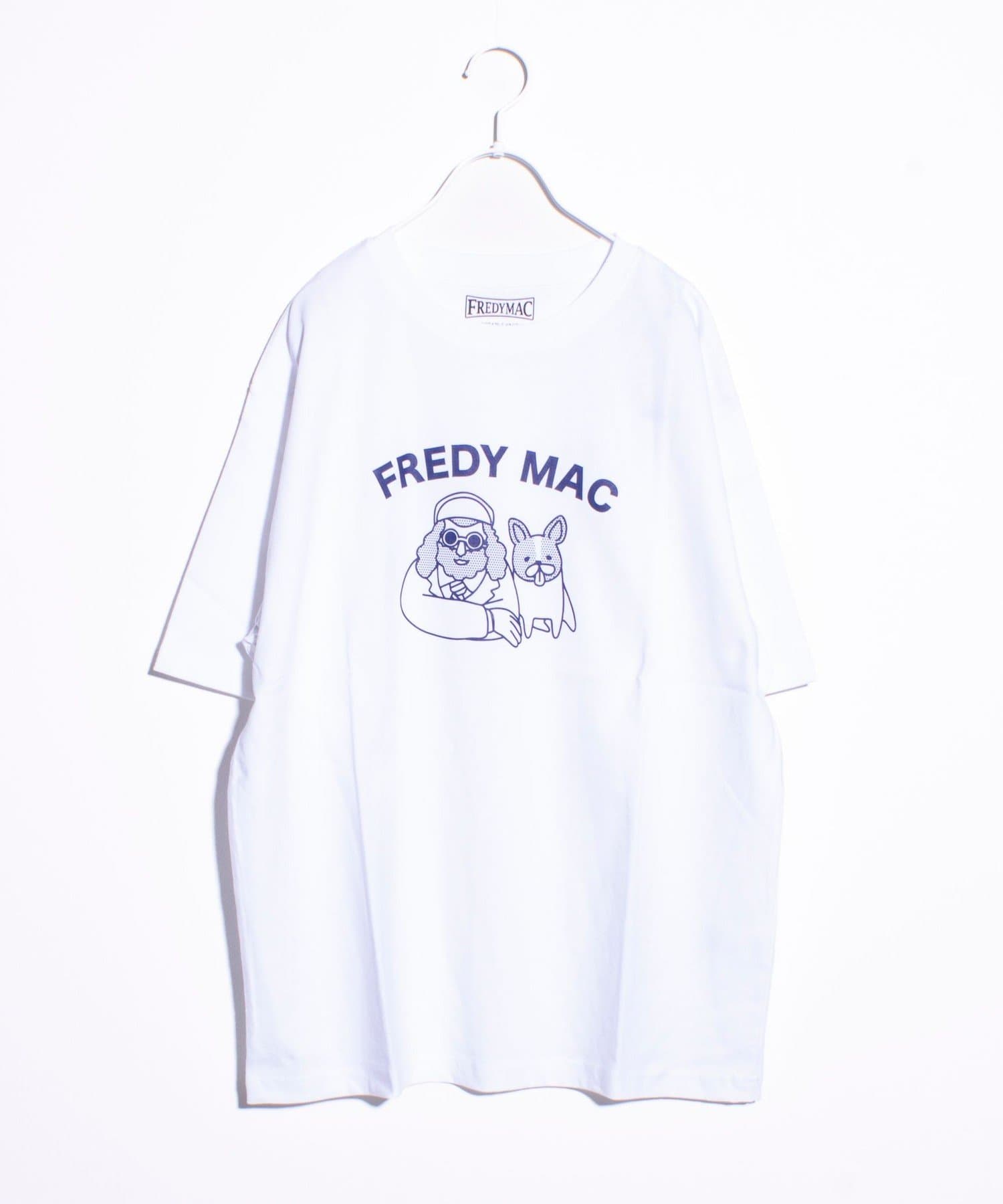 FREDY & GLOSTER(フレディ アンド グロスター) 【FREDYMAC】プレッピーおじさん &dog オリジナルボディ Tシャツ