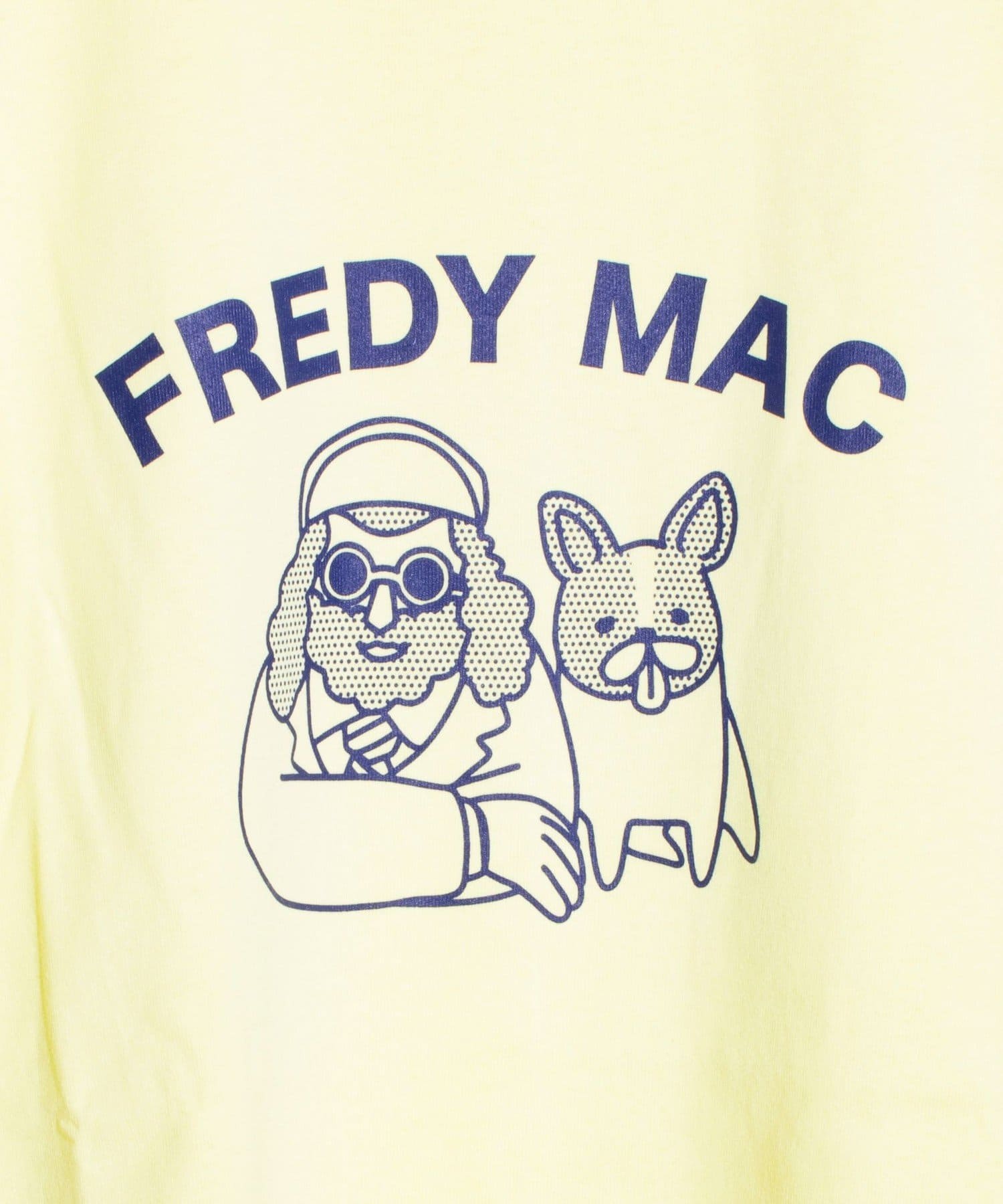FREDY & GLOSTER(フレディ アンド グロスター) 【FREDYMAC】プレッピーおじさん &dog オリジナルボディ Tシャツ