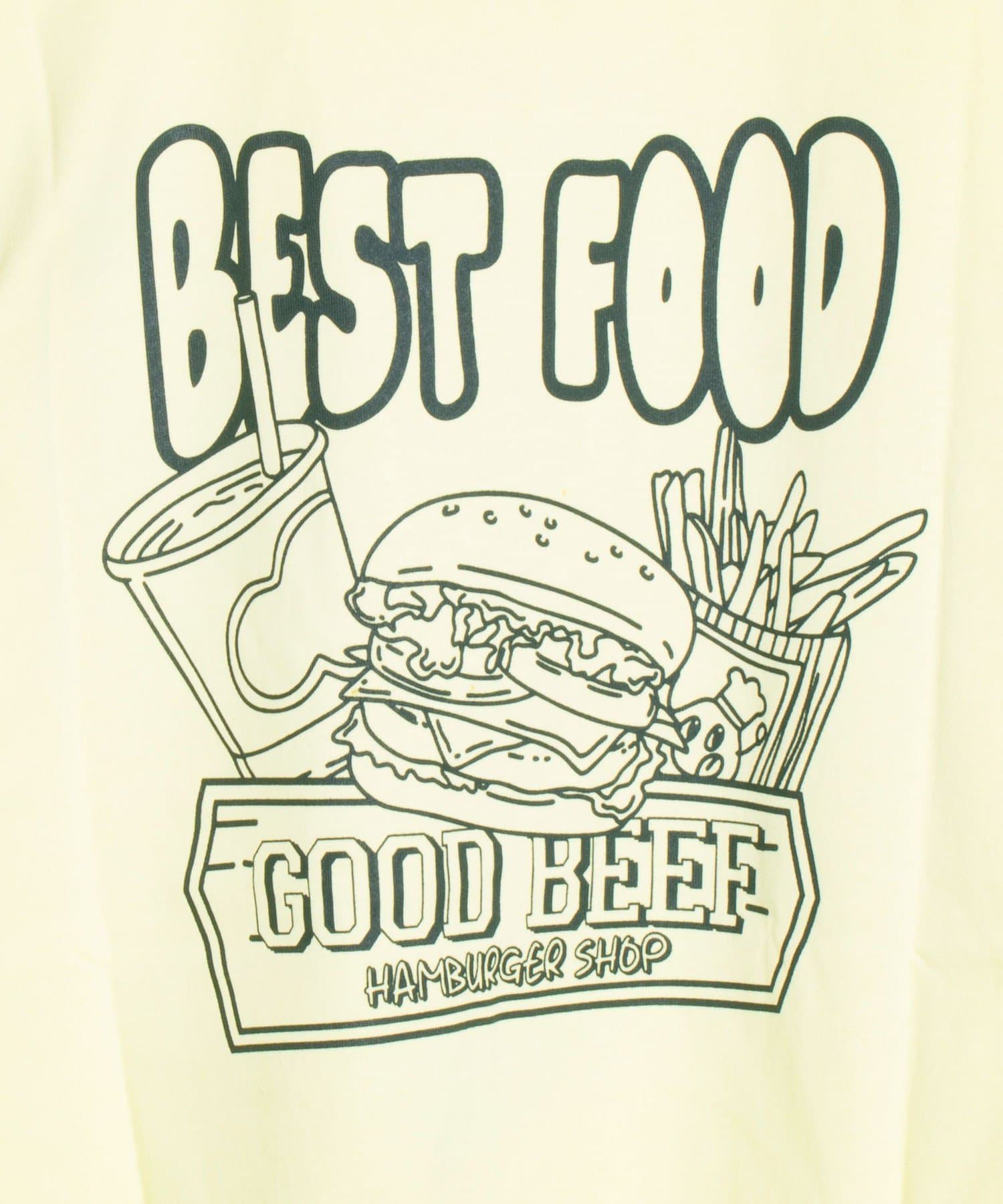 FREDY & GLOSTER(フレディ アンド グロスター) 【FREDYMAC】BEST FOOD バックプリント オリジナルボディTシャツ