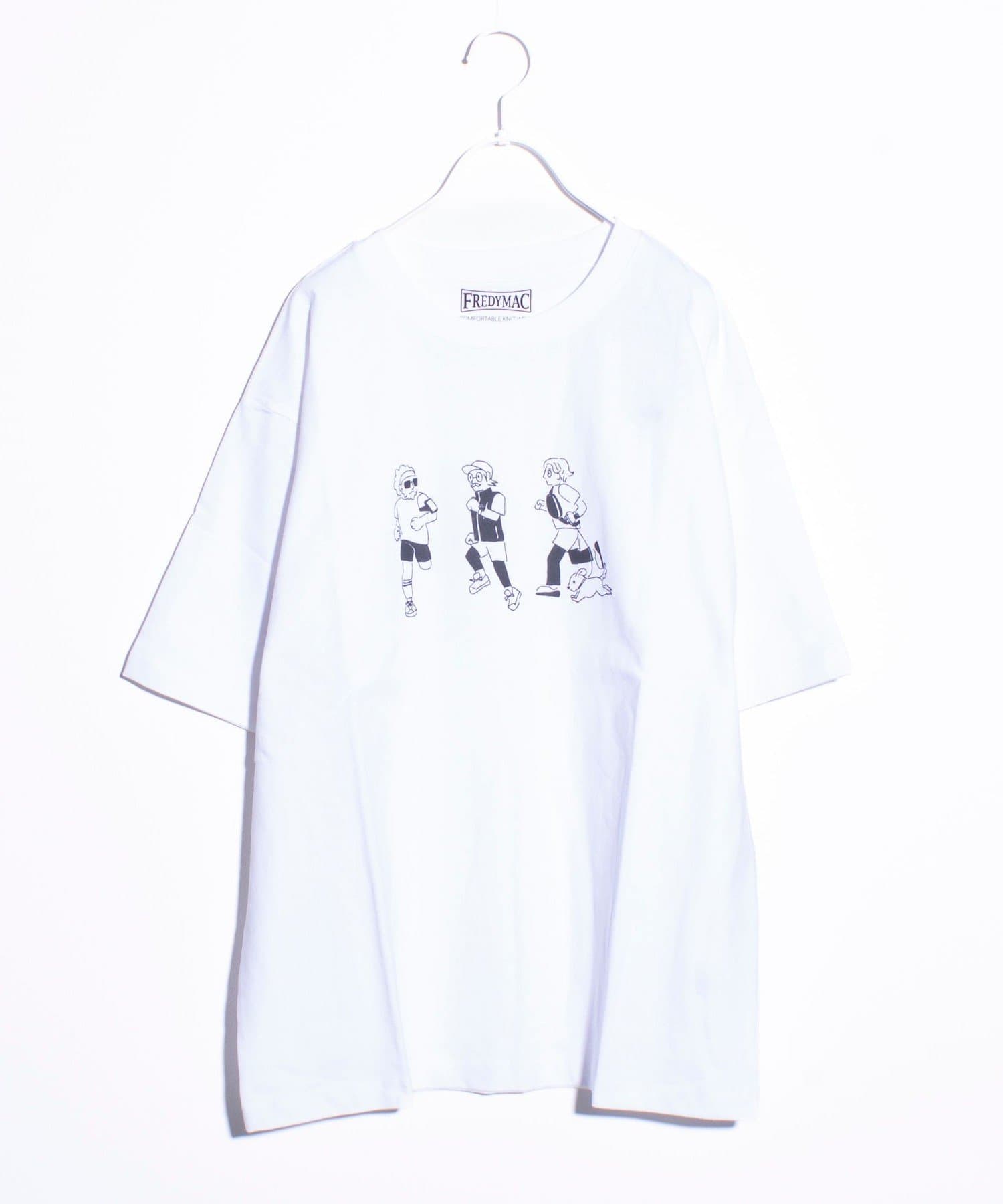 ファニーなデザインのマックTシリーズゆるいデザインがほっこりするTシャツ。柔らかく着心地の良いボディも特徴です。ユニセックス対応アイテムとなります。【FREDYMAC/フレディマック】80 年代に登場