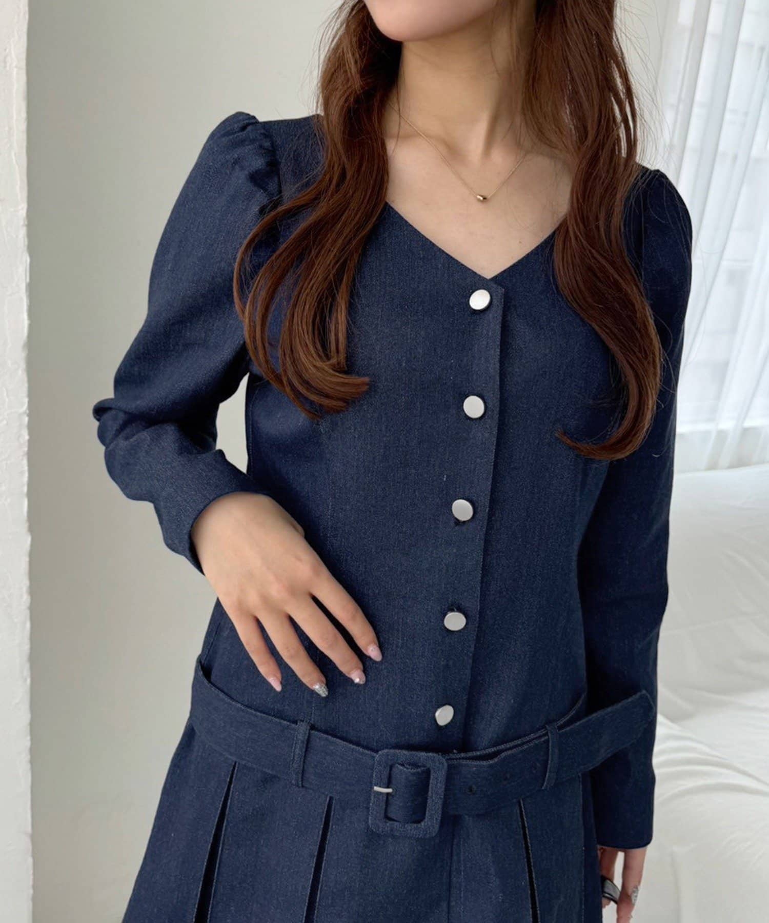 NICE CLAUP / OLIVE des OLIVE OUTLET(ナイスクラップ  / オリーブ デ オリーブ アウトレット) 【one after another】【サイズ展開】 ローウエストミニワンピース