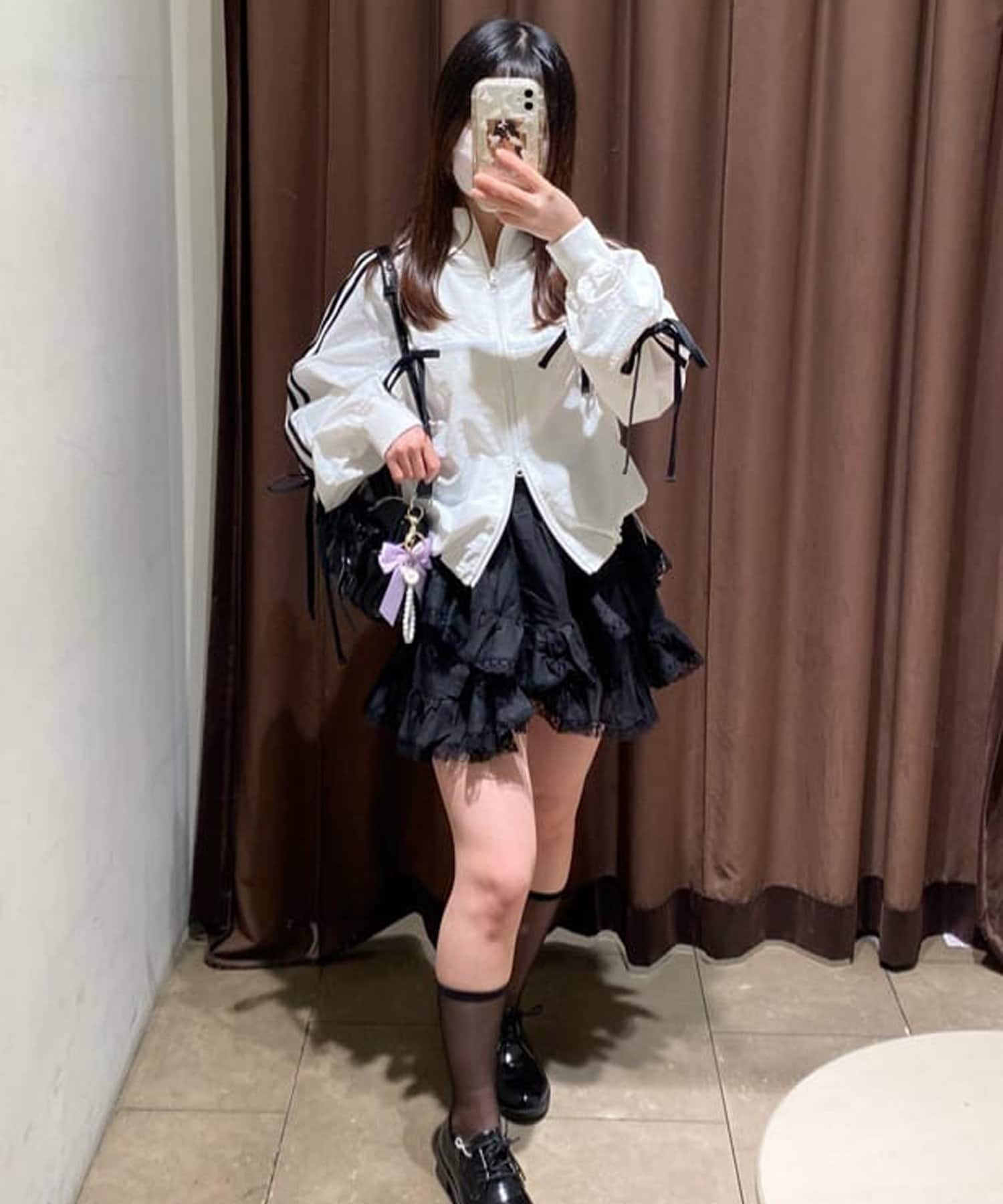 NICE CLAUP / OLIVE des OLIVE OUTLET(ナイスクラップ  / オリーブ デ オリーブ アウトレット) 【RMAF】ときめきコットンミニスカート