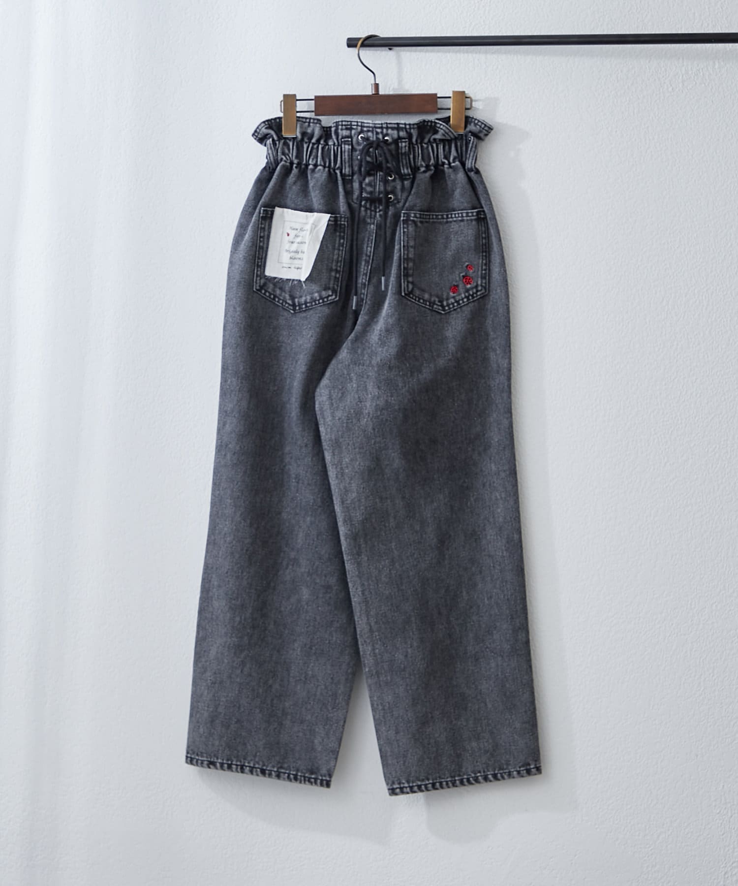 NICE CLAUP / OLIVE des OLIVE OUTLET(ナイスクラップ  / オリーブ デ オリーブ アウトレット) 【RMAF】【NAO】後ろレースアップパンツ