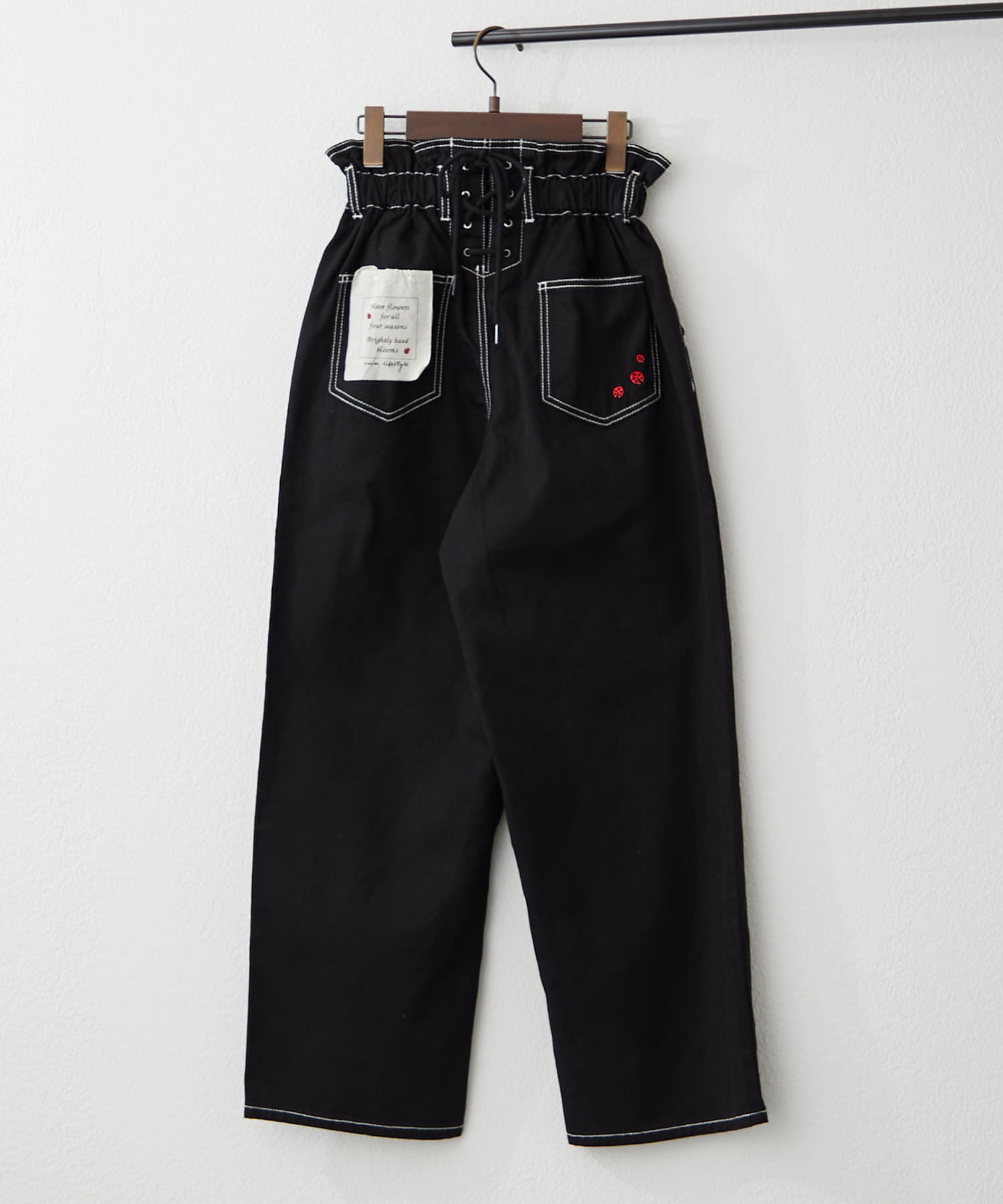 NICE CLAUP / OLIVE des OLIVE OUTLET(ナイスクラップ  / オリーブ デ オリーブ アウトレット) 【RMAF】【NAO】後ろレースアップパンツ