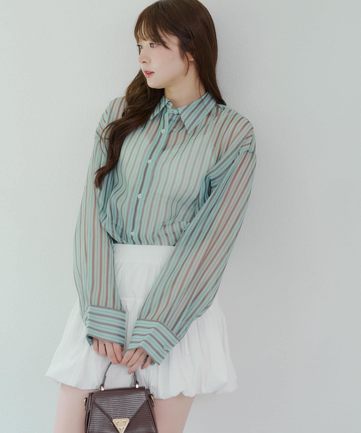 Remind me and forever(リマインドミーアンドフォーエバー) 夏の定番アイテム、シアーBIGシャツ