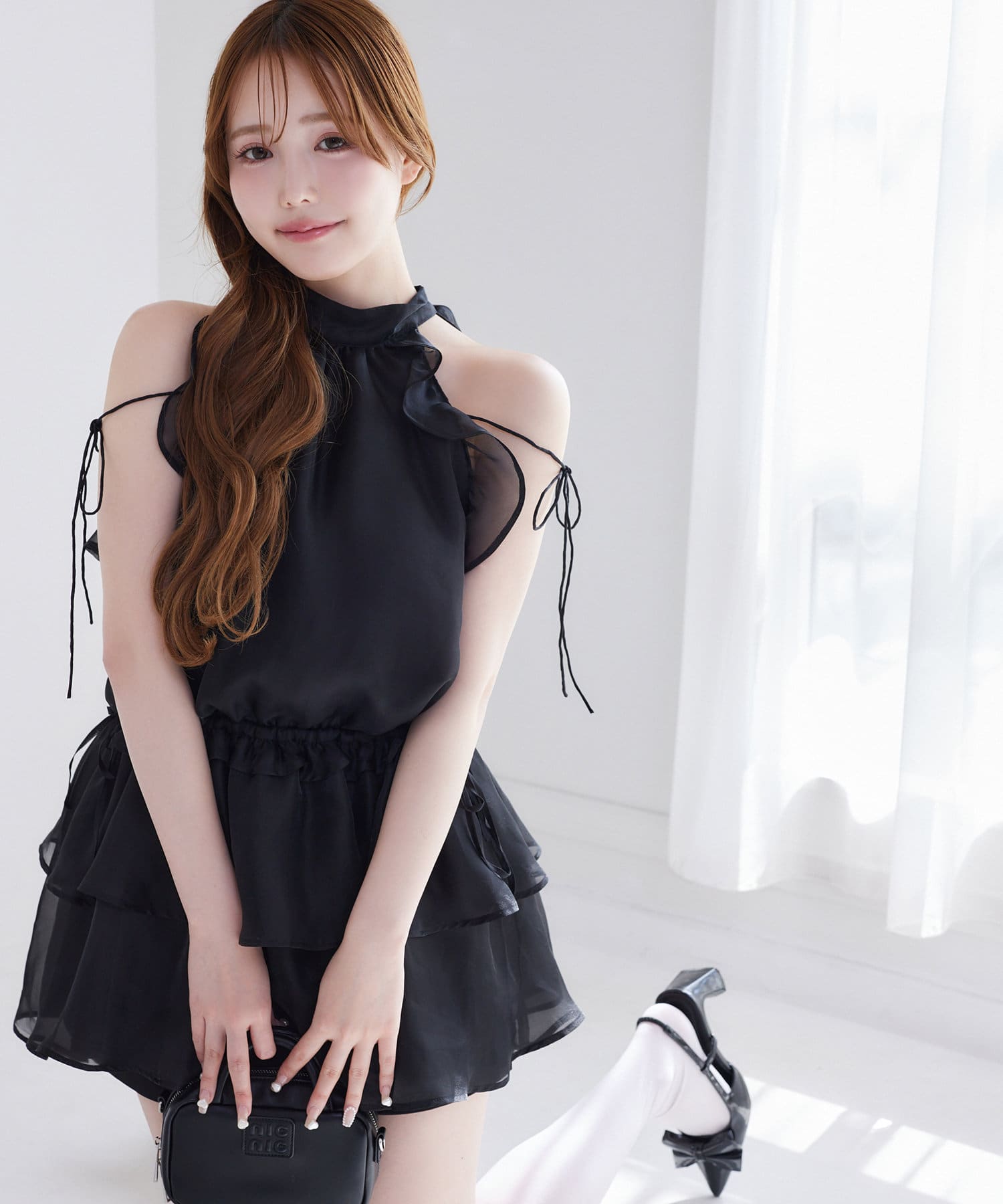 Black collection】新色追加／アメスリミニワンピース | one