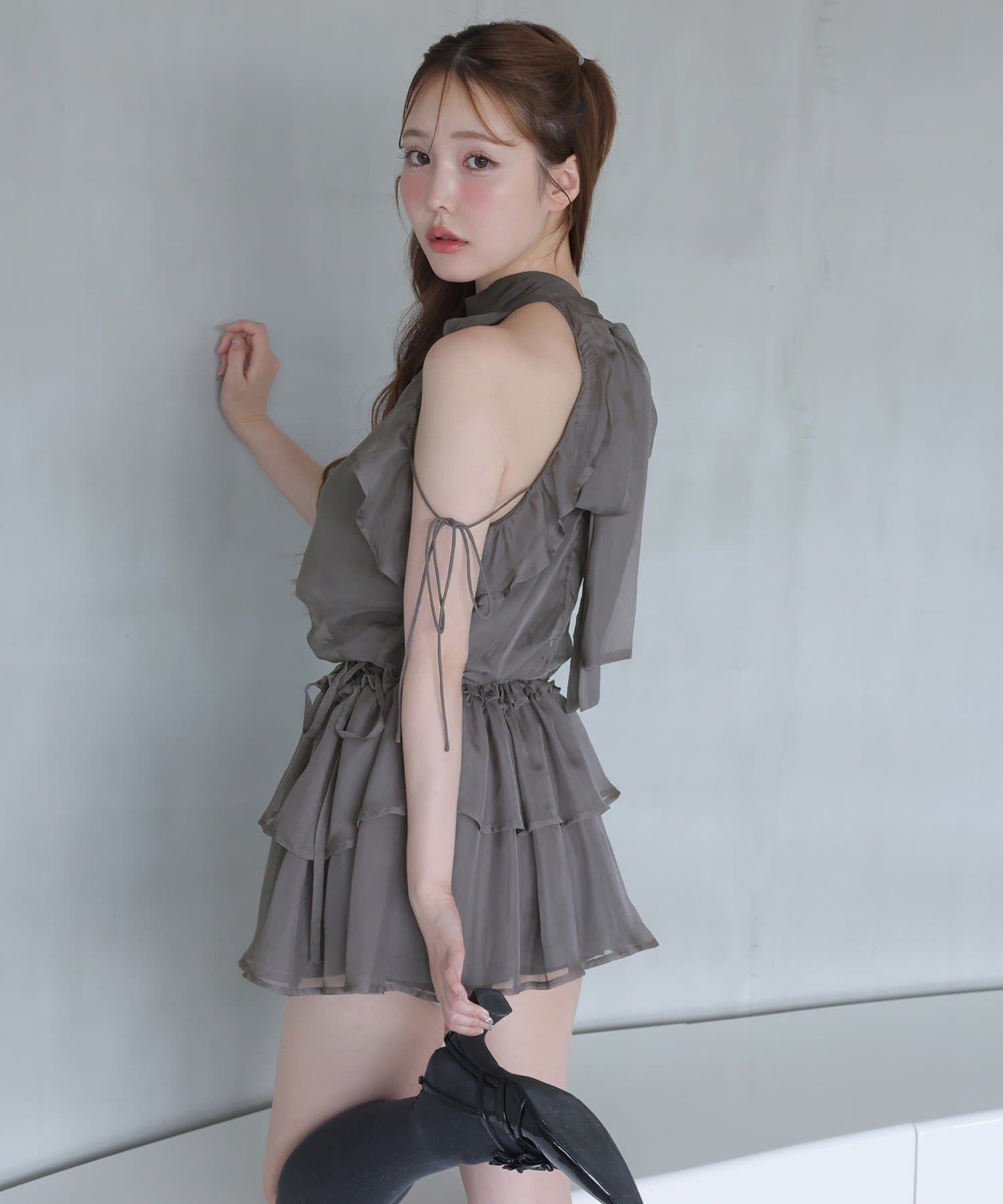 one after another NICE CLAUP(ワンアフターアナザー ナイスクラップ) 【Black collection】アメスリミニワンピース