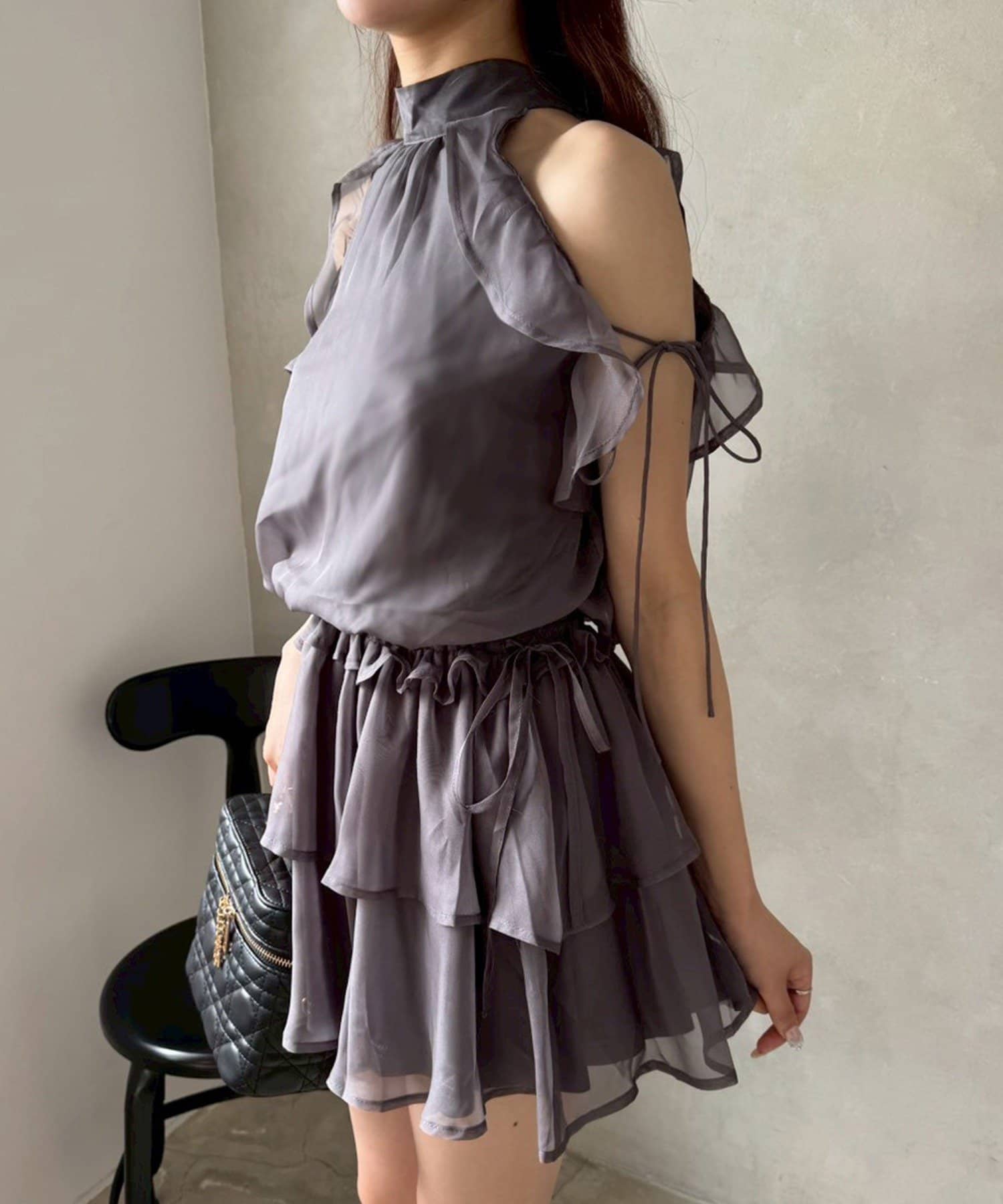 one after another NICE CLAUP(ワンアフターアナザー ナイスクラップ) 【Black collection】新色追加／アメスリミニワンピース
