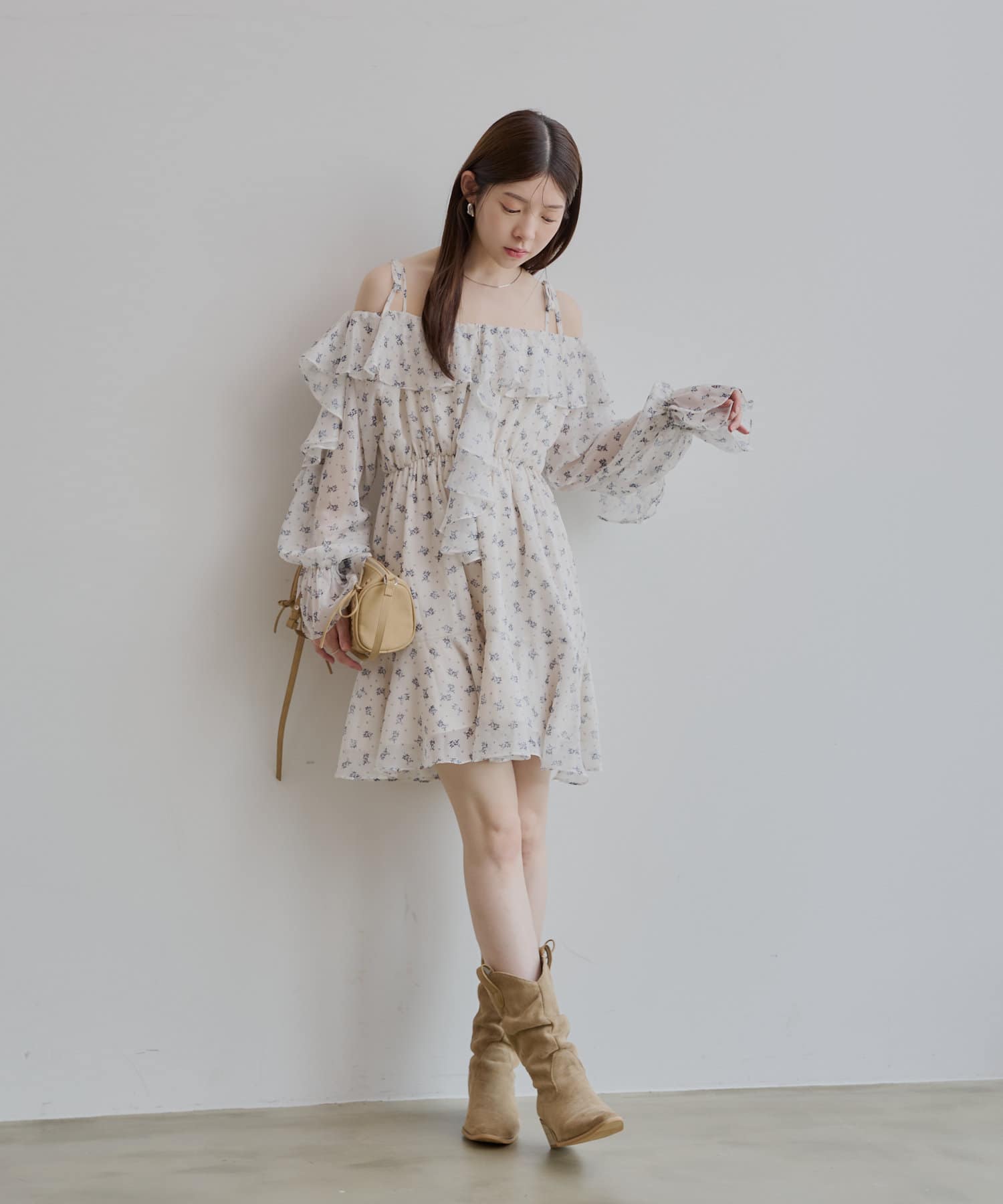 フリルデザインミニワンピ – WEGO ONLINE STORE