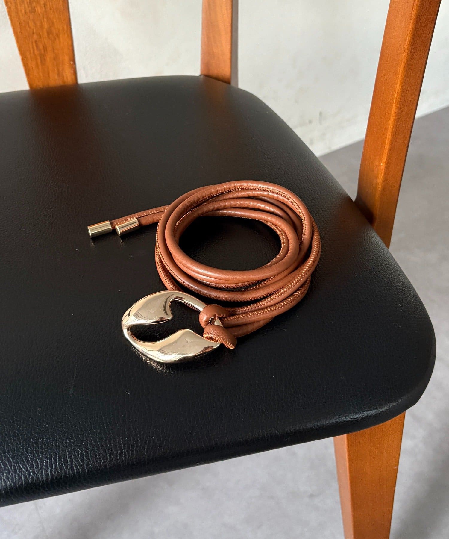 DOUDOU(ドゥドゥ) 【新色追加】変形バックルコードベルト