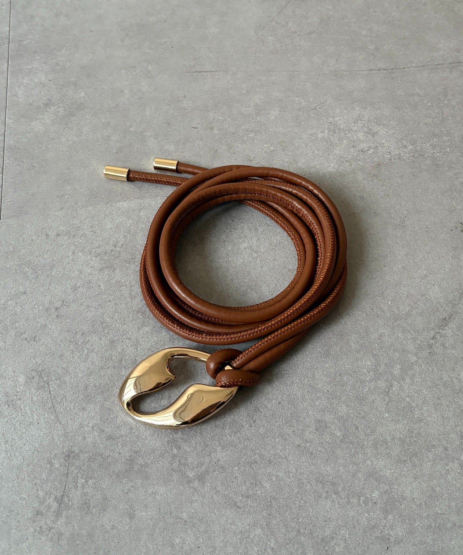 DOUDOU(ドゥドゥ) 【新色追加】変形バックルコードベルト